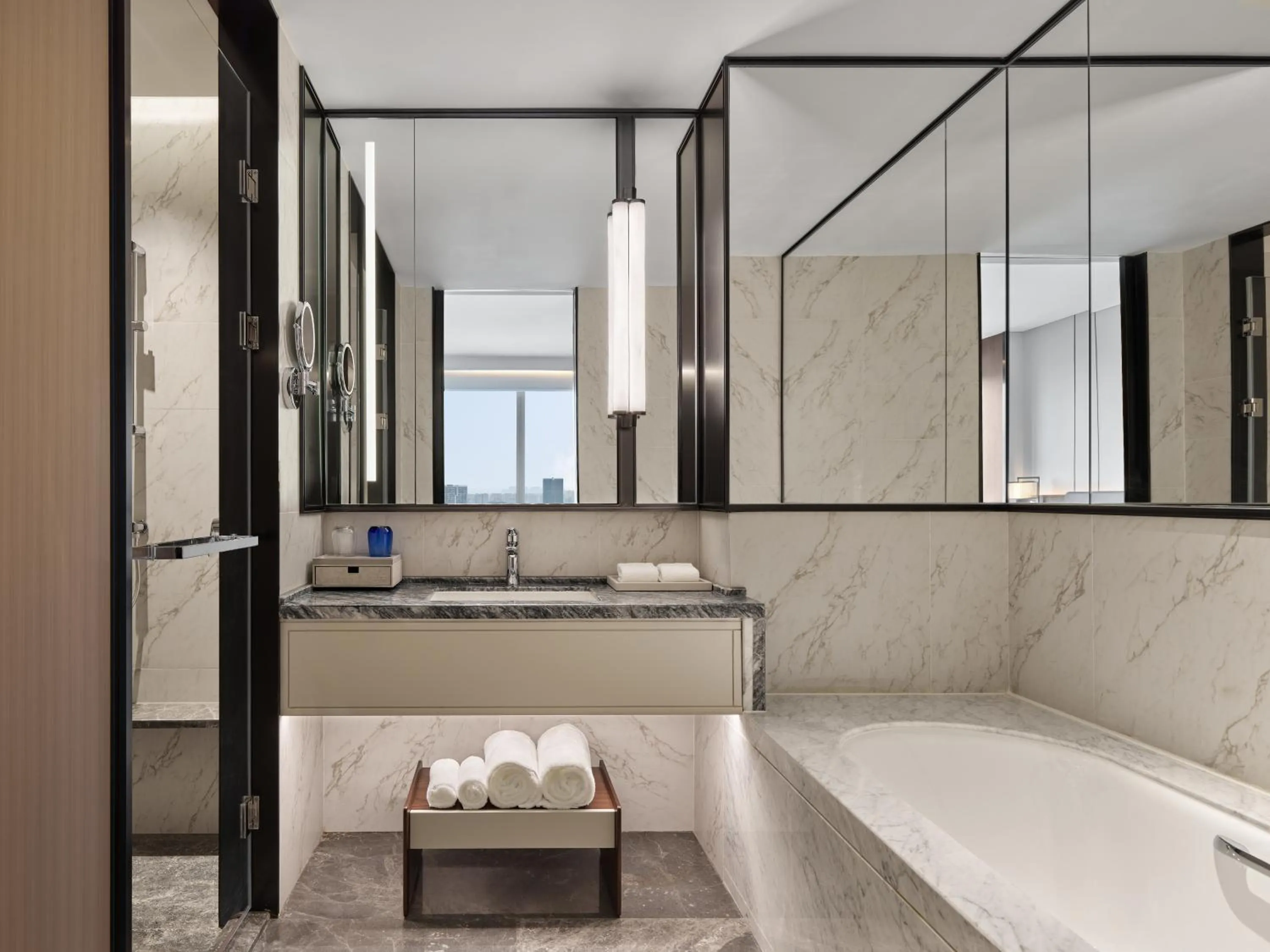 Toilet in Marriott Executive Apartments Suzhou Industrial Park