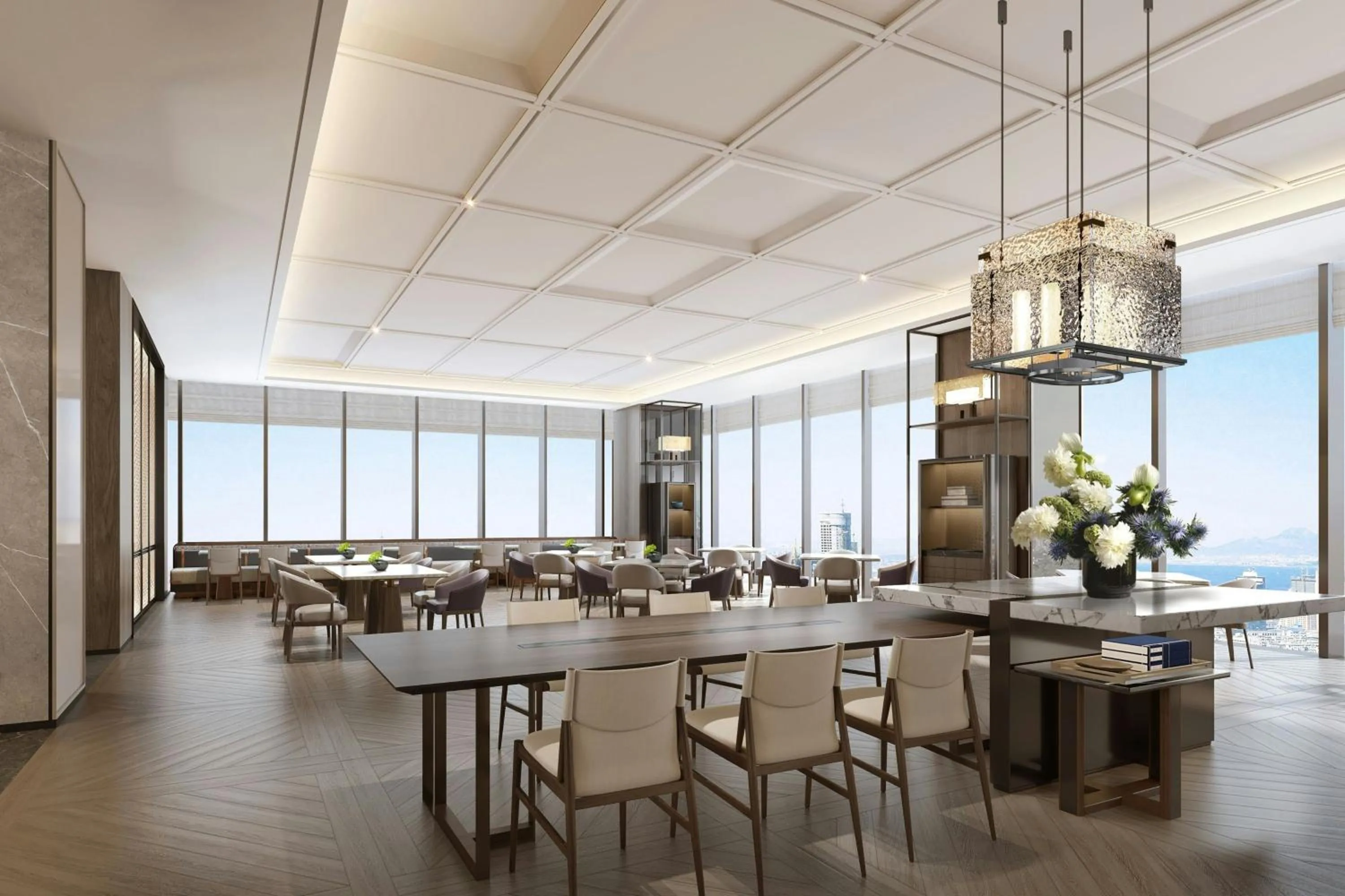 Kitchen or kitchenette in Marriott Executive Apartments Suzhou Industrial Park