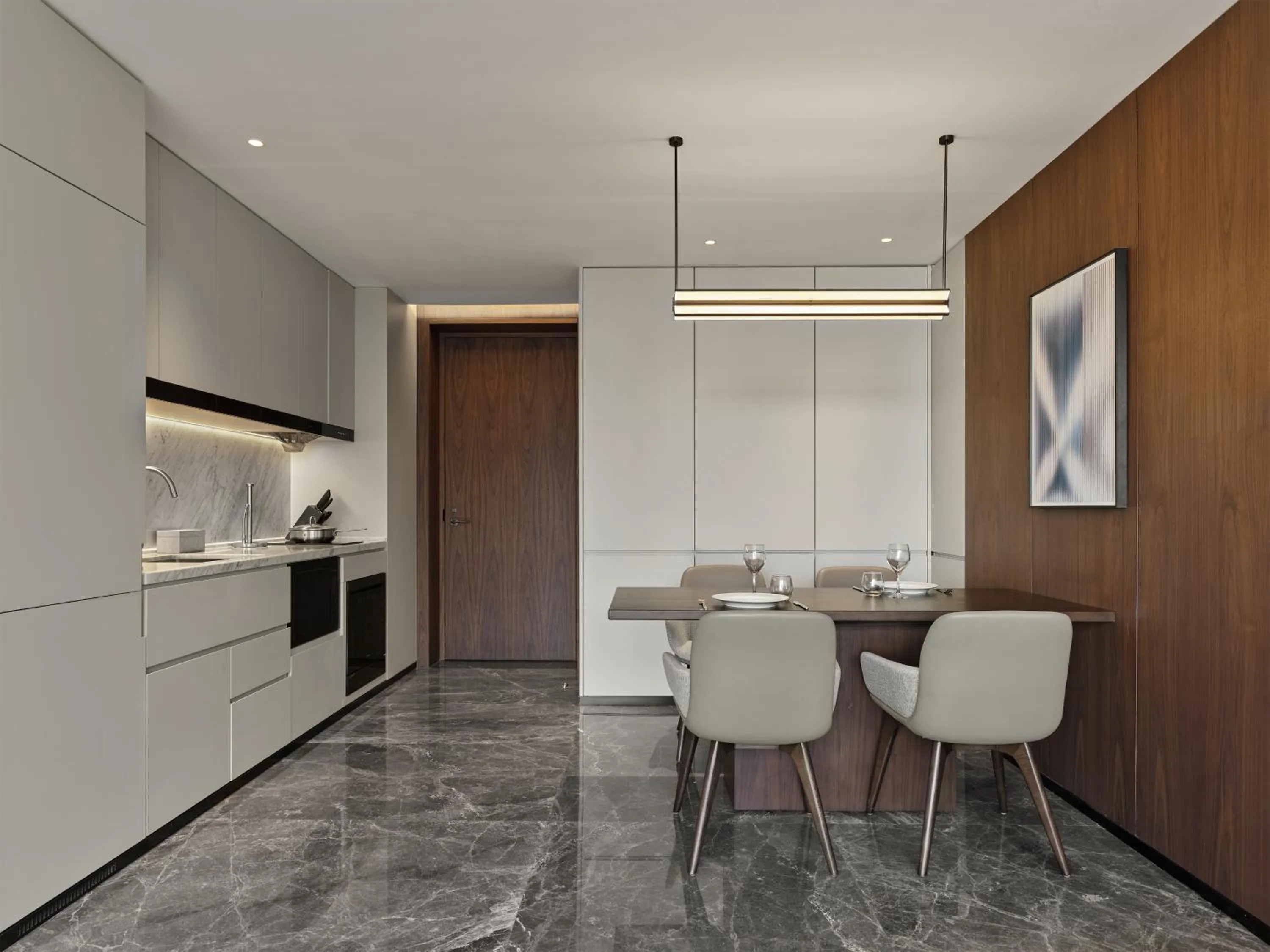 Photo of the whole room in Marriott Executive Apartments Suzhou Industrial Park