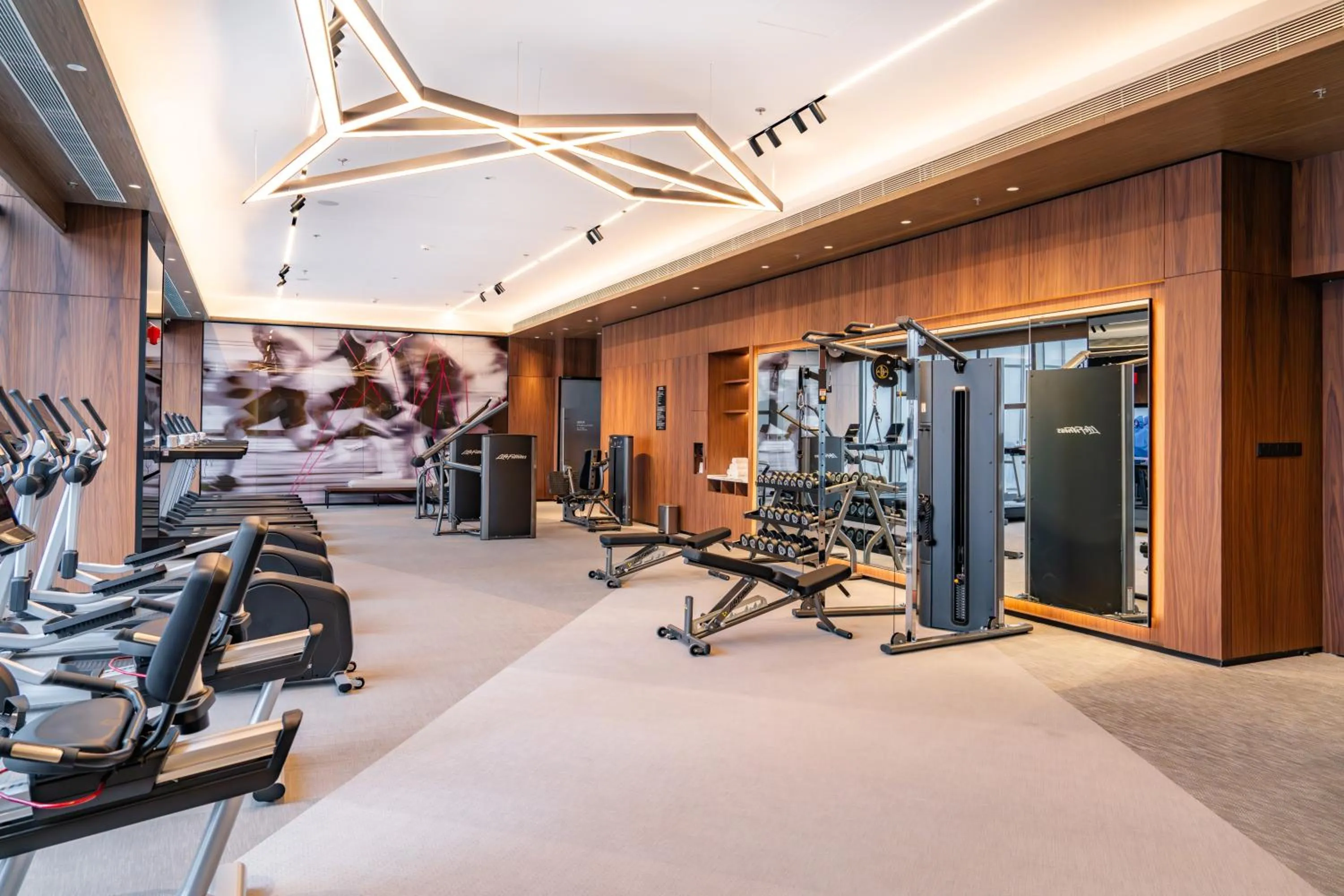 Fitness centre/facilities in Marriott Executive Apartments Suzhou Industrial Park