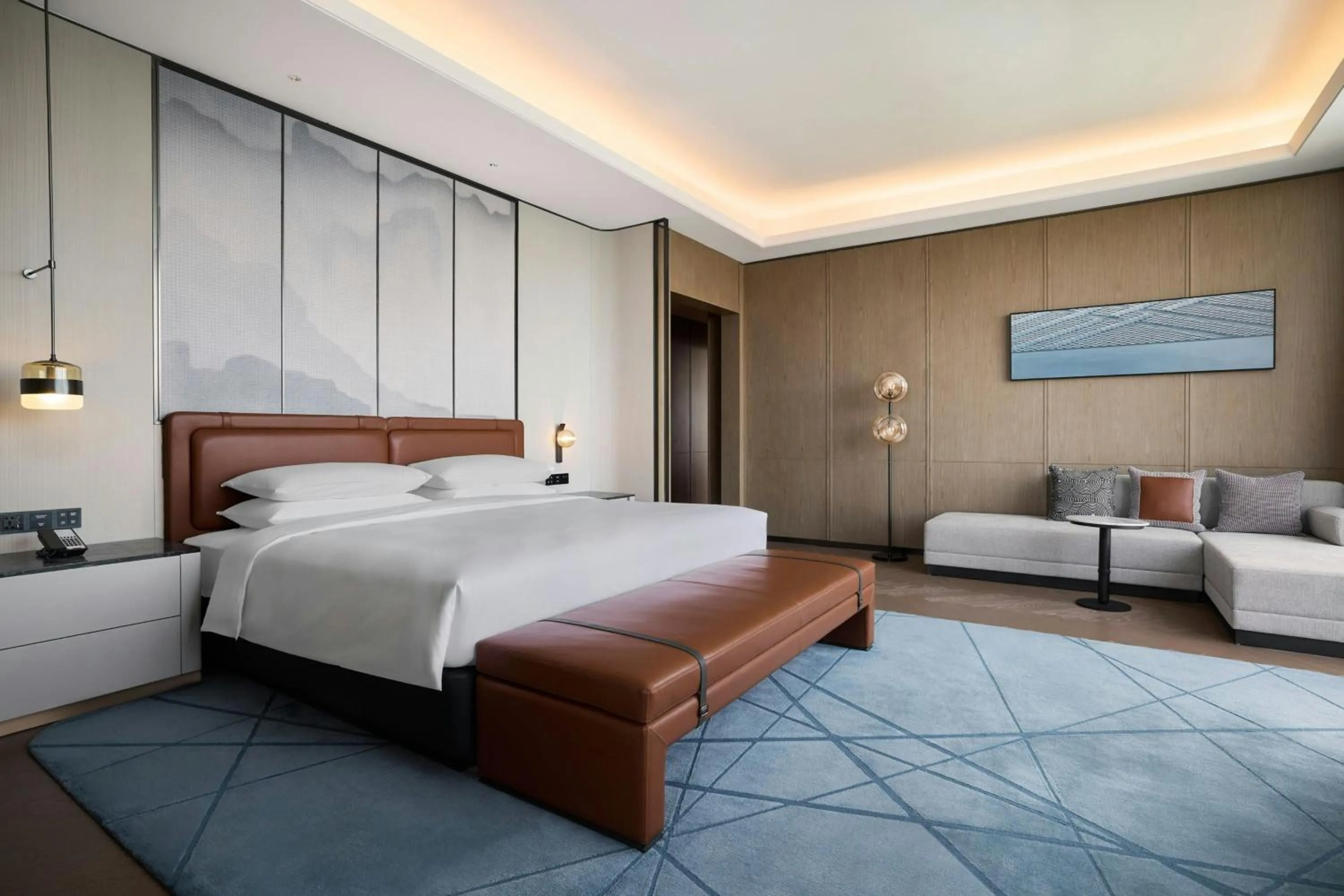 Bedroom, Bed in Sheraton Grand Xiamen Jimei