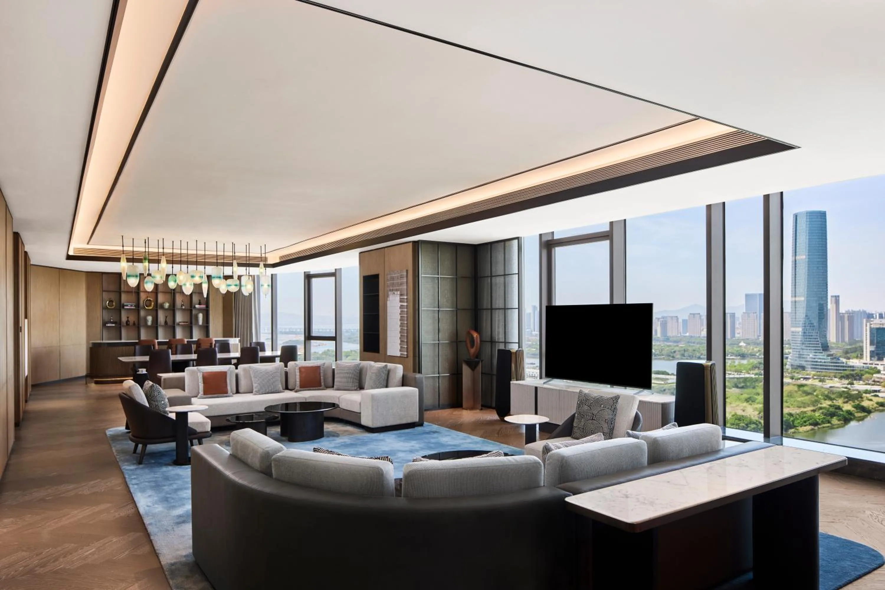 Living room in Sheraton Grand Xiamen Jimei