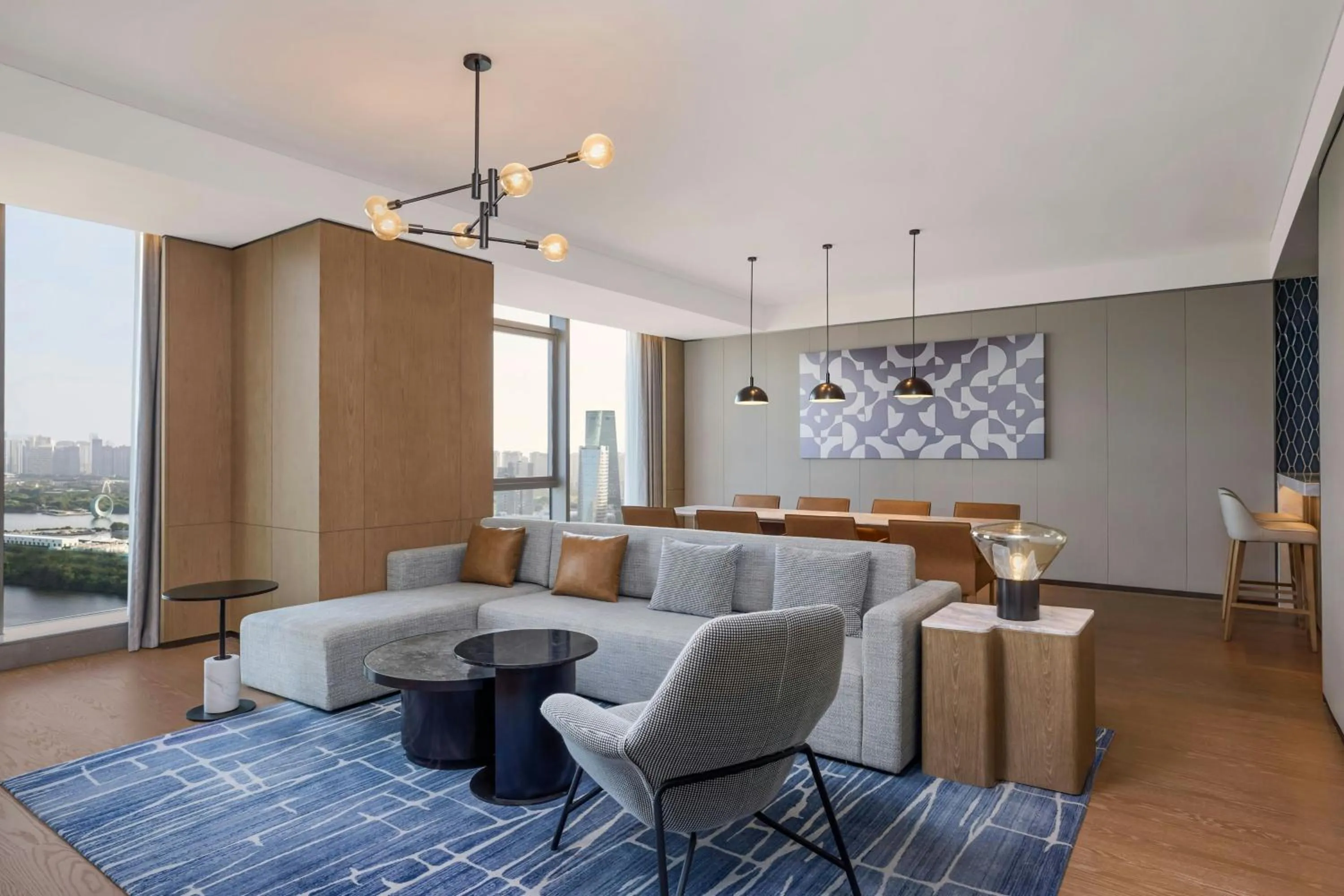 Living room in Sheraton Grand Xiamen Jimei