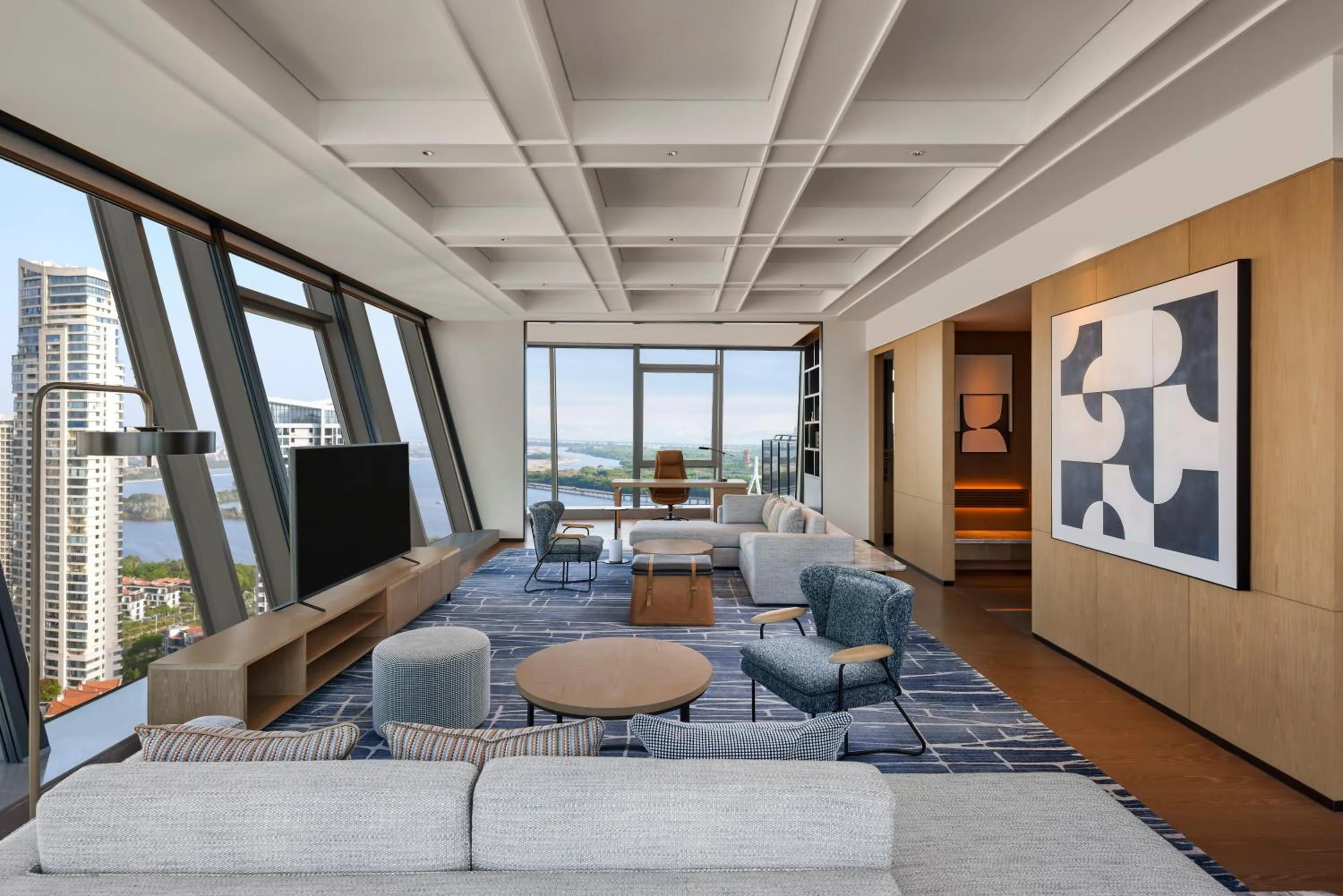 Living room in Sheraton Grand Xiamen Jimei