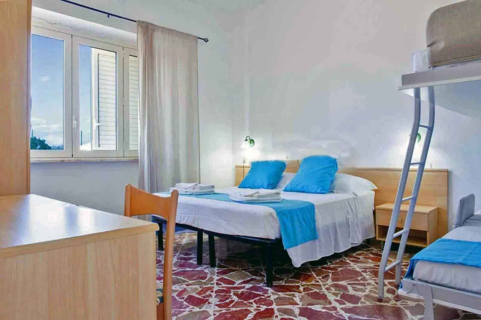 Bed in Picchio Hotel Pescoluse