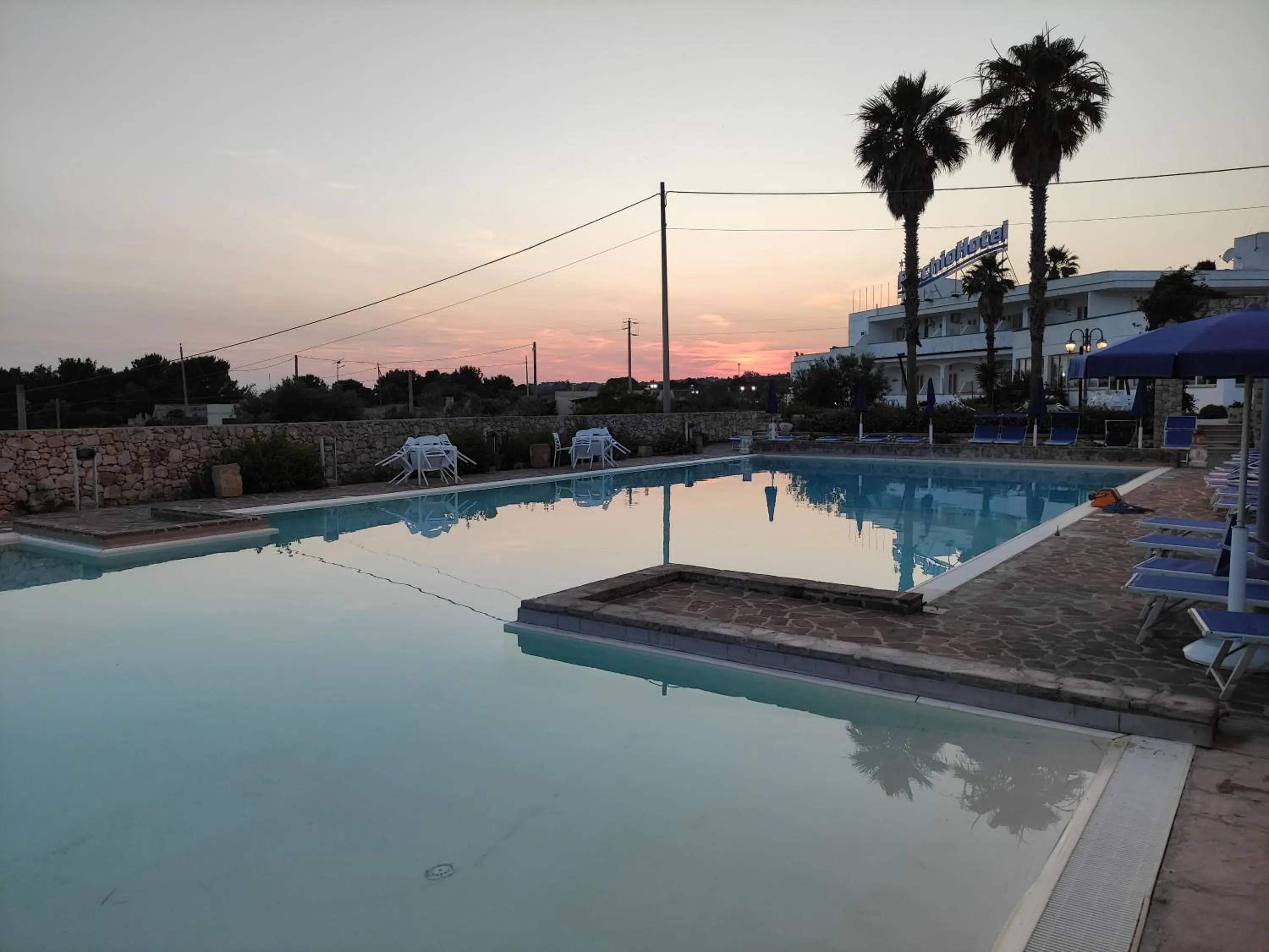 Swimming pool in Picchio Hotel Pescoluse