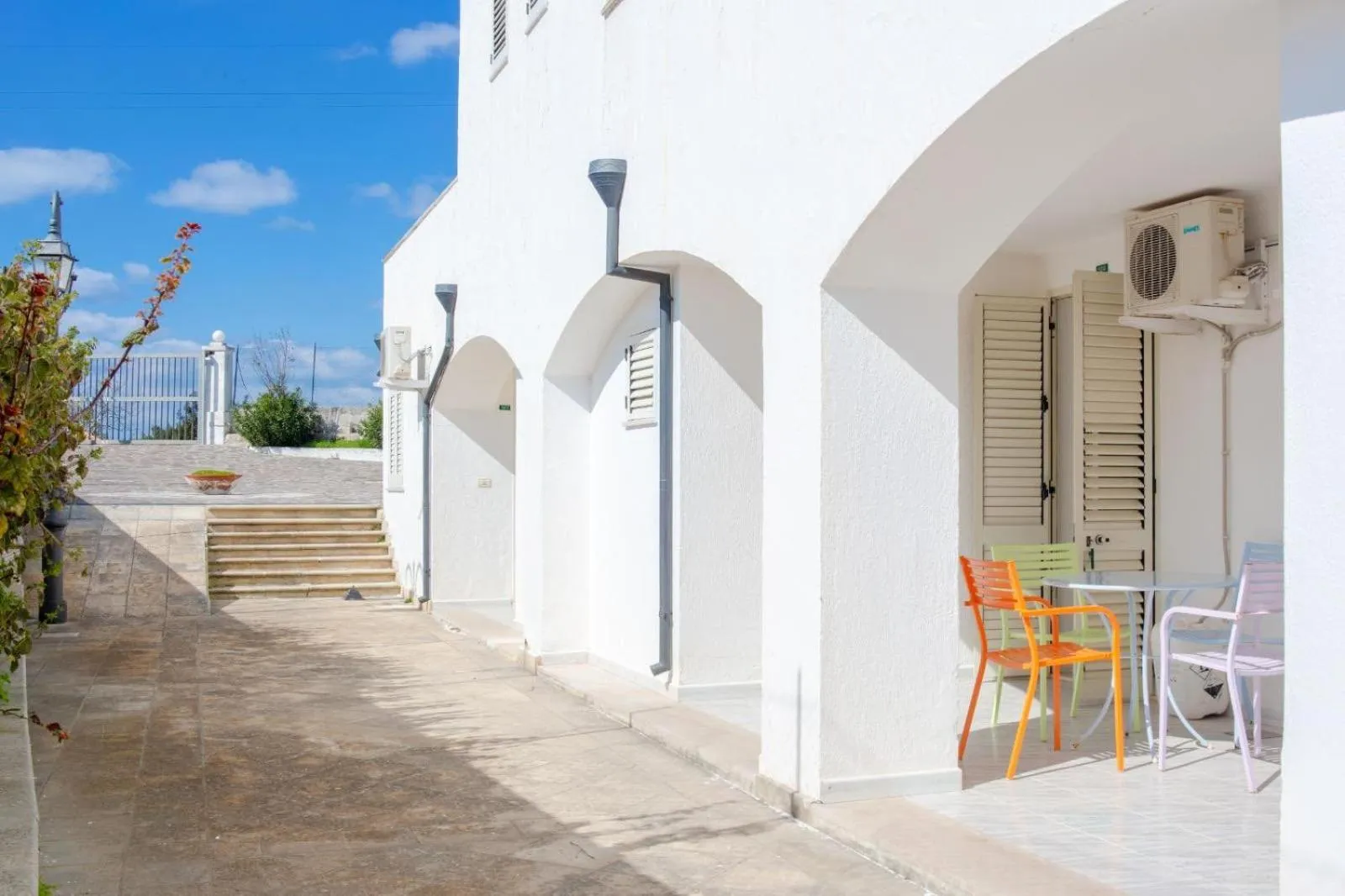 Patio in Picchio Hotel Pescoluse