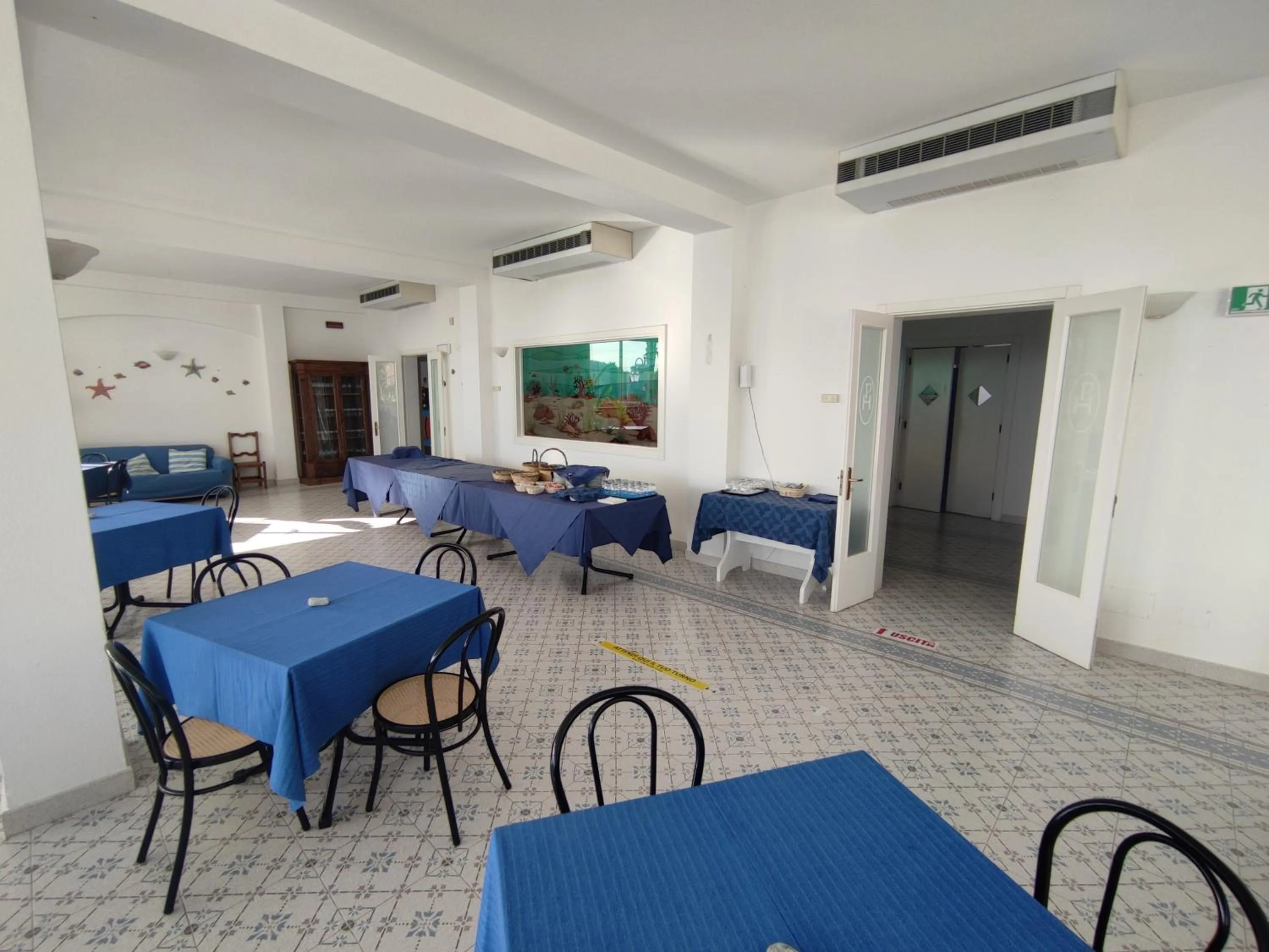 Restaurant/places to eat in Picchio Hotel Pescoluse