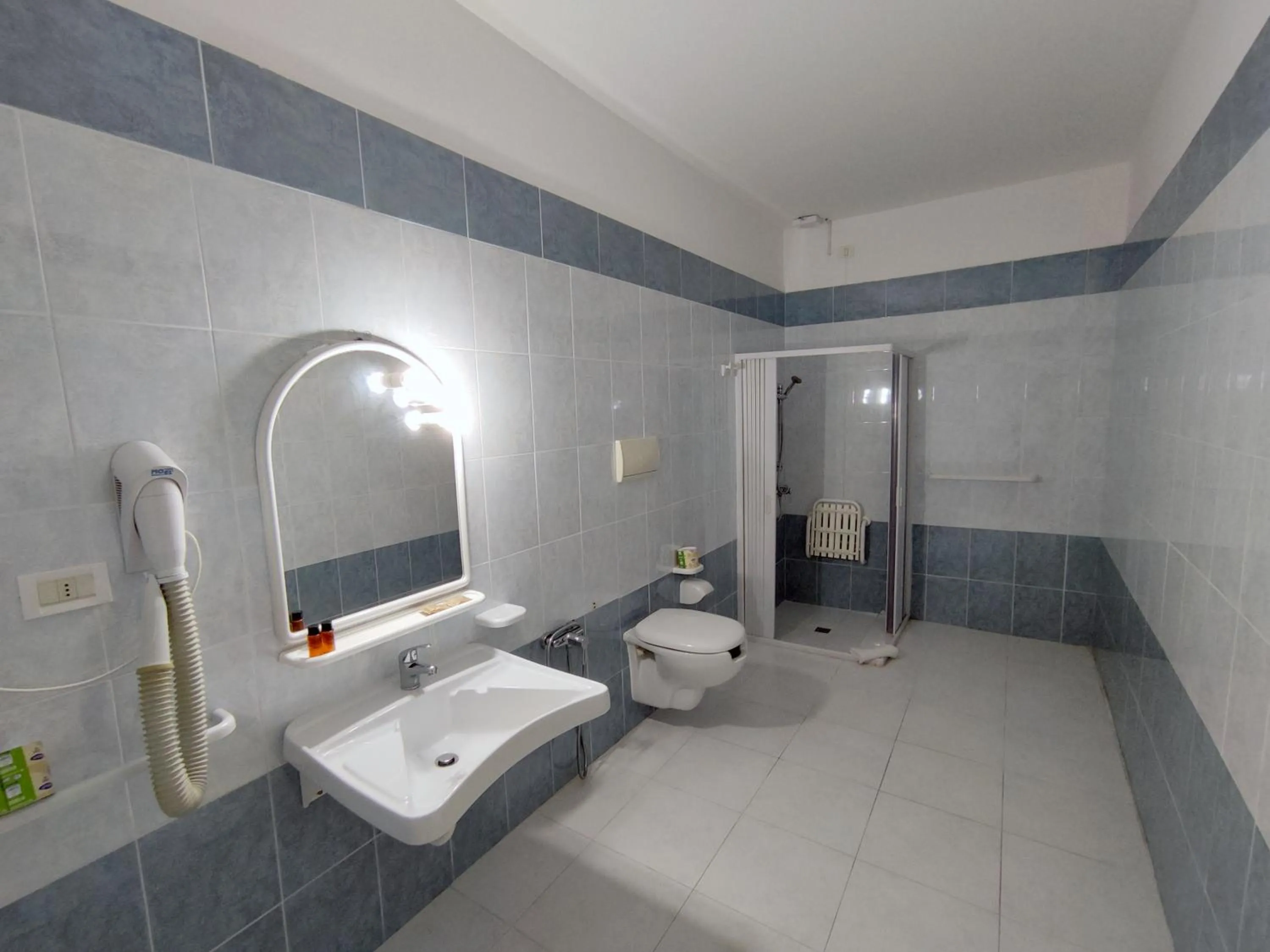 Shower in Picchio Hotel Pescoluse