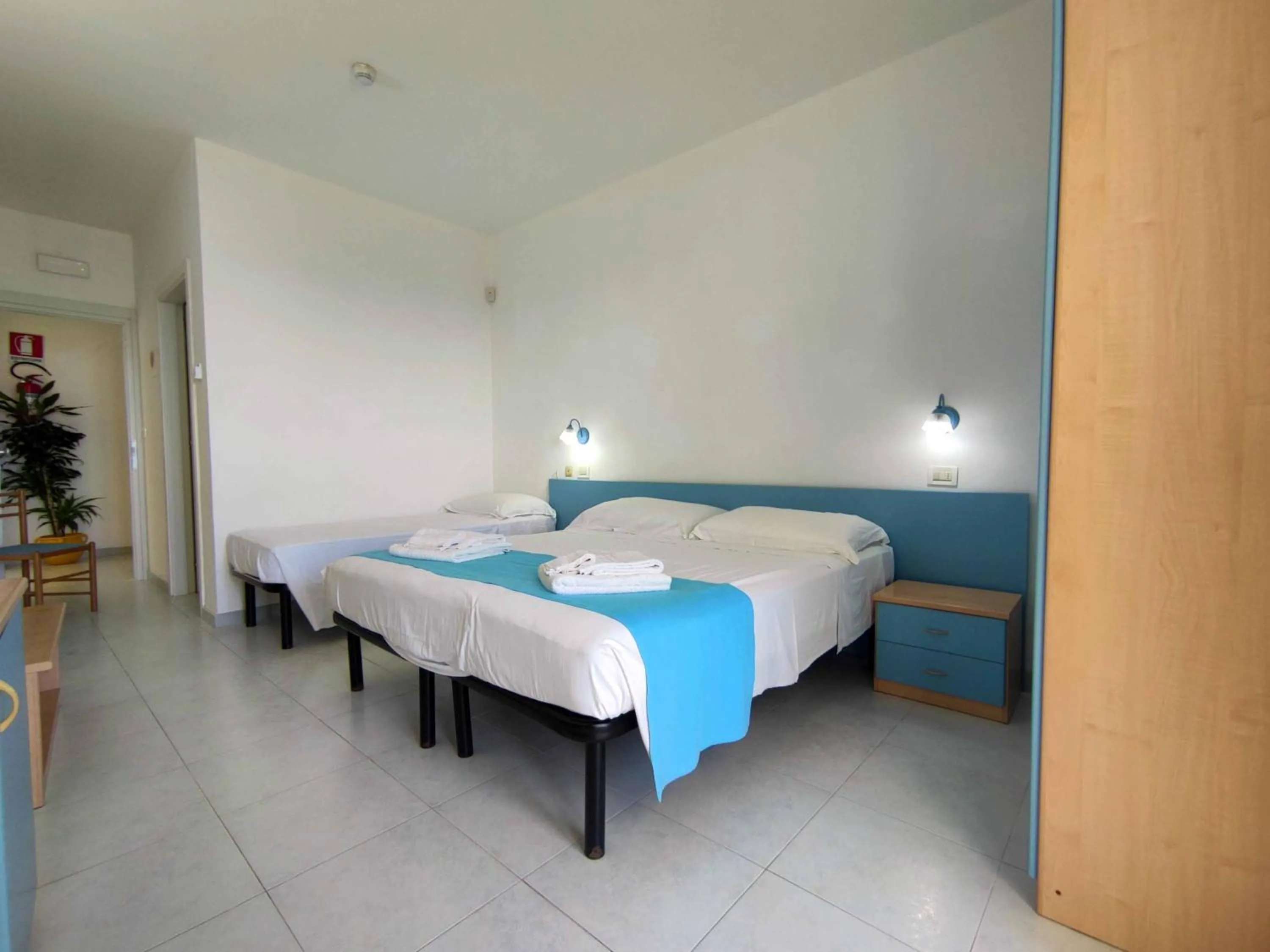 Bed in Picchio Hotel Pescoluse