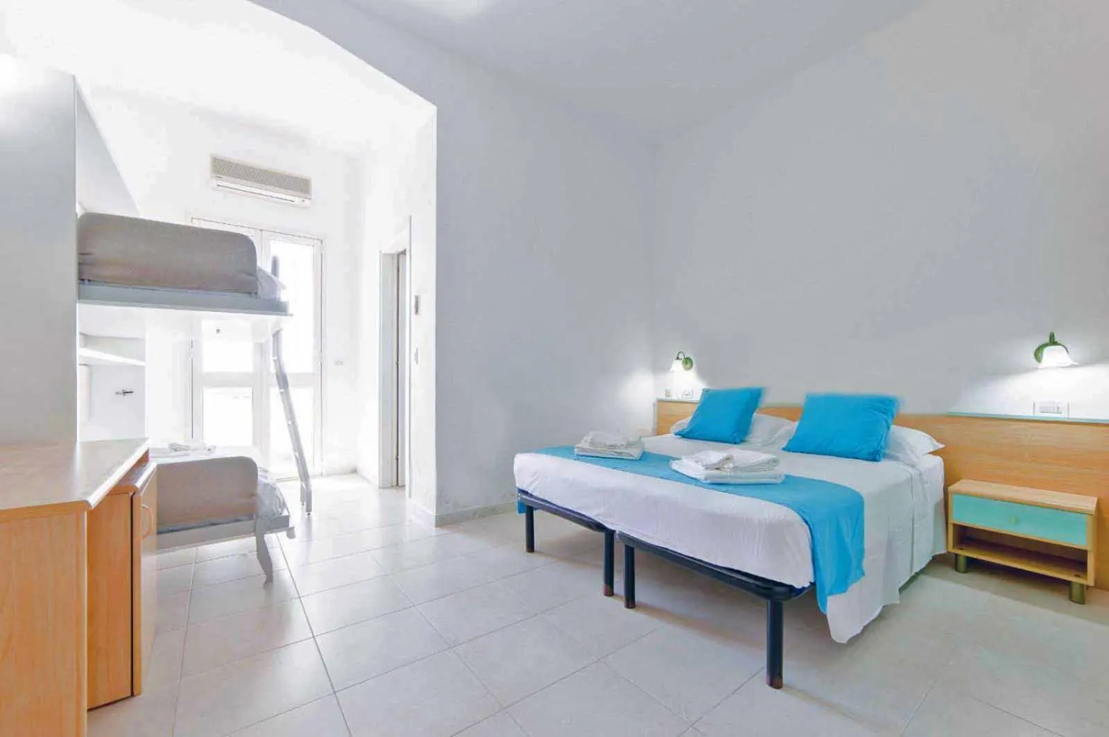 Bed in Picchio Hotel Pescoluse