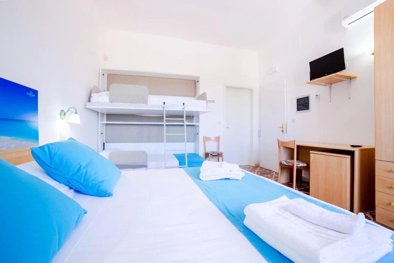 Bed in Picchio Hotel Pescoluse