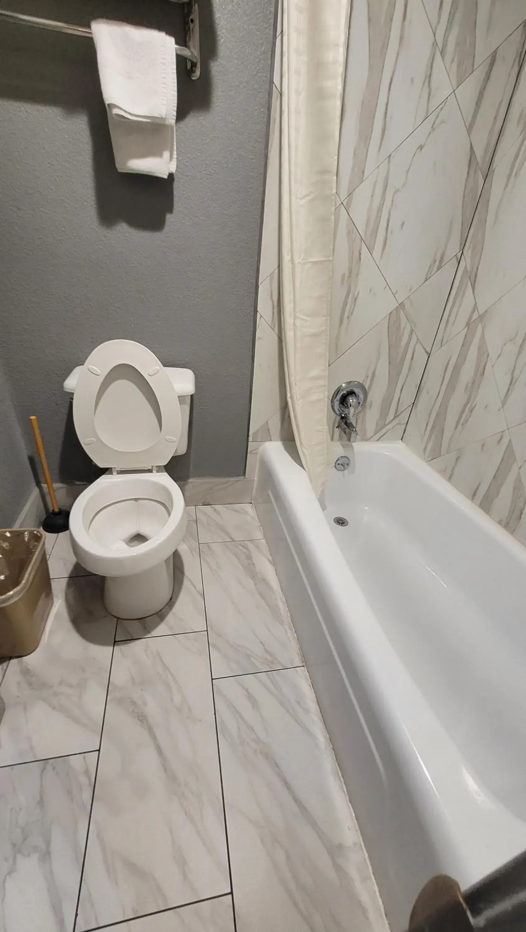 Bathroom in Americas Best Value Inn Frost Bank Center Bathroom in Americas Best Value Inn Frost Bank Center