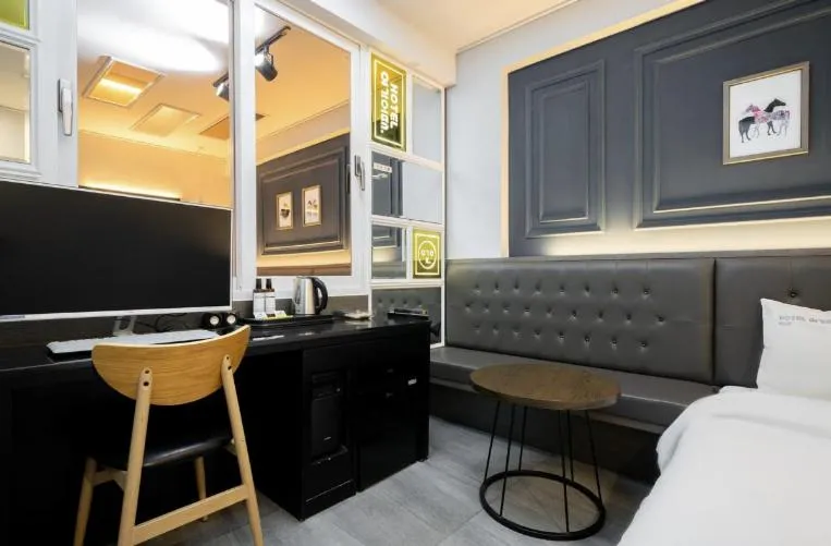 Bed in Hotel Yoegieottae Gwangju Hanam