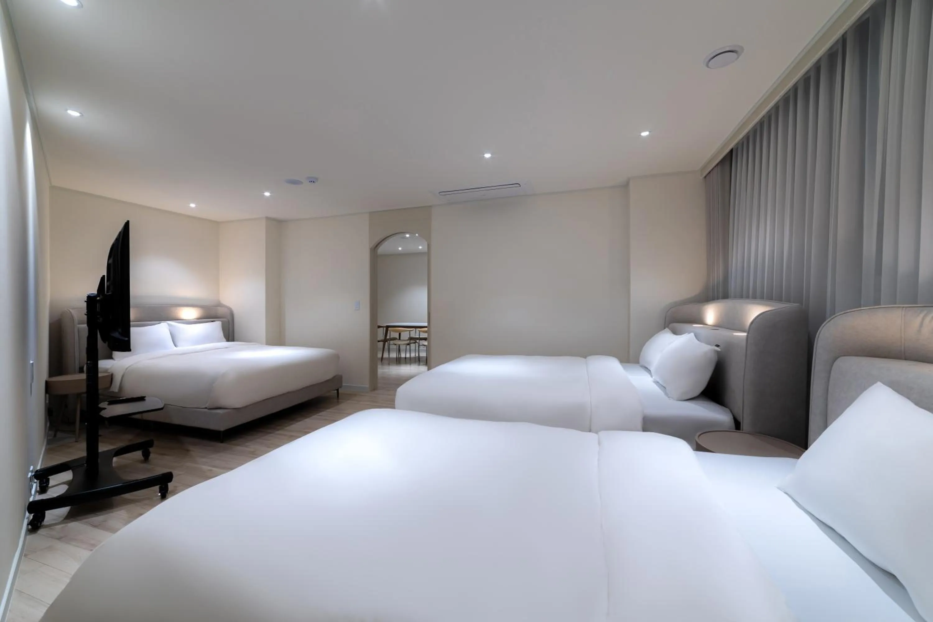 Bed in Hotel Modak Namdaemun