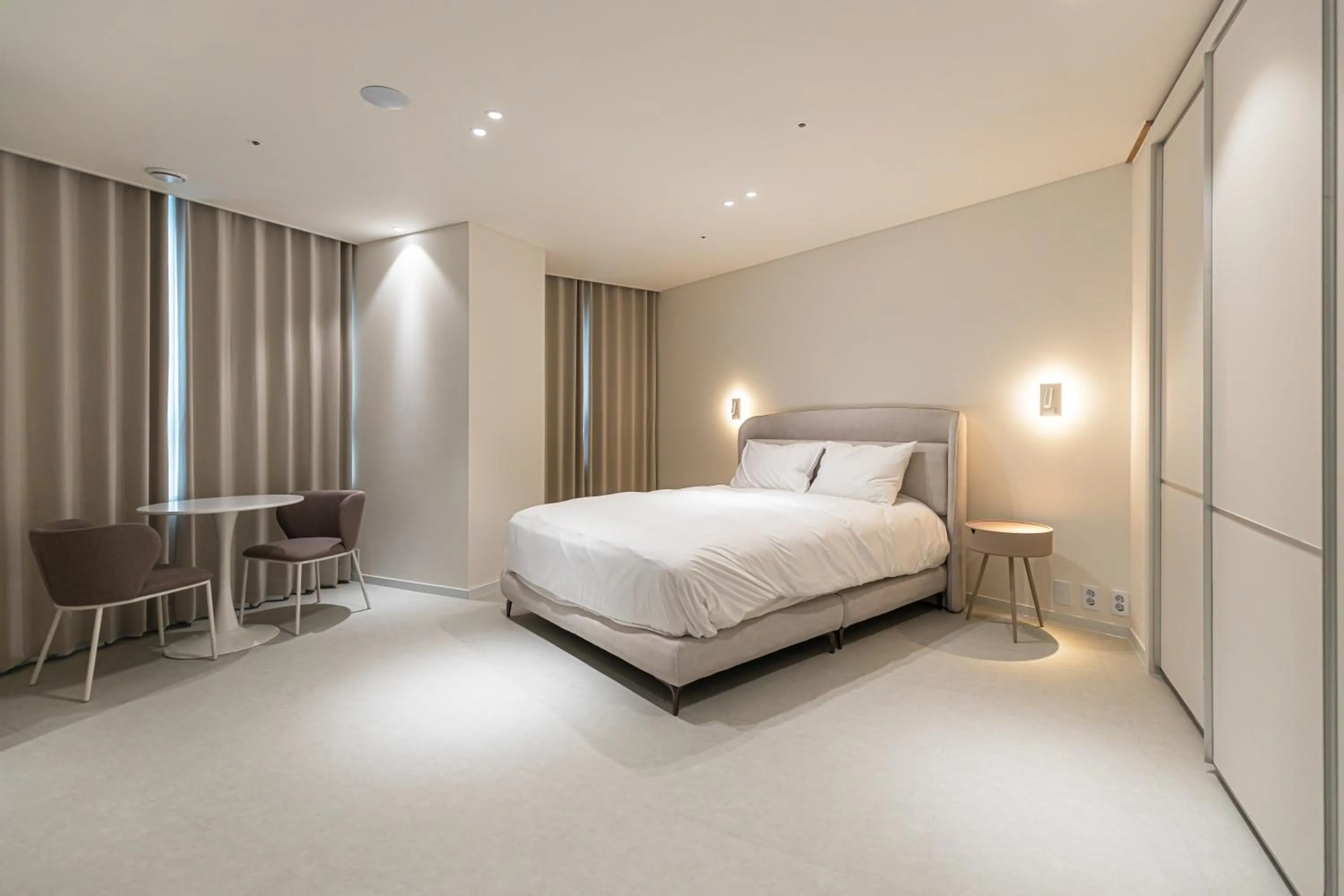 Bed in Hotel Modak Namdaemun