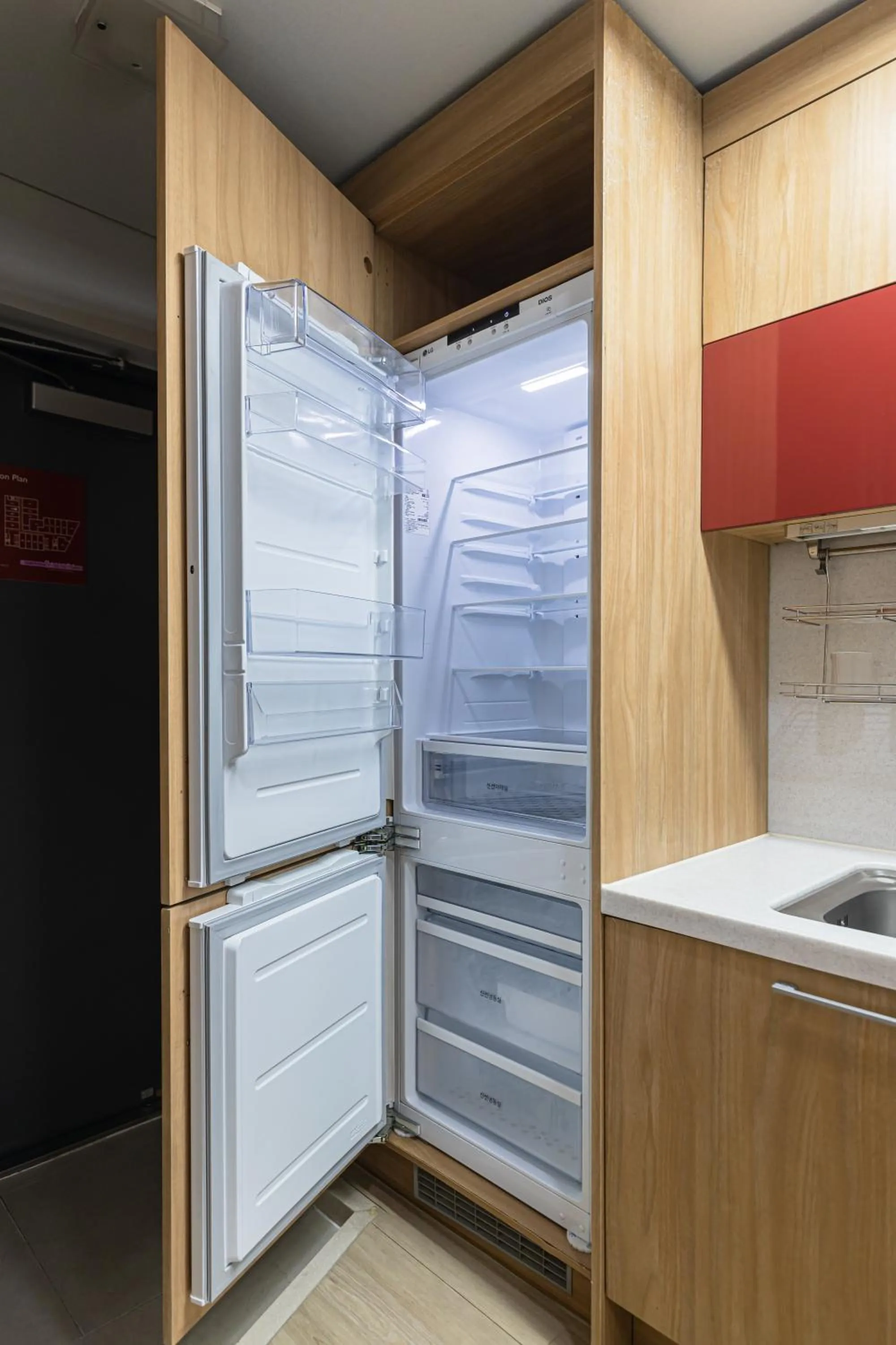 Kitchen or kitchenette in Hotel Modak Namdaemun