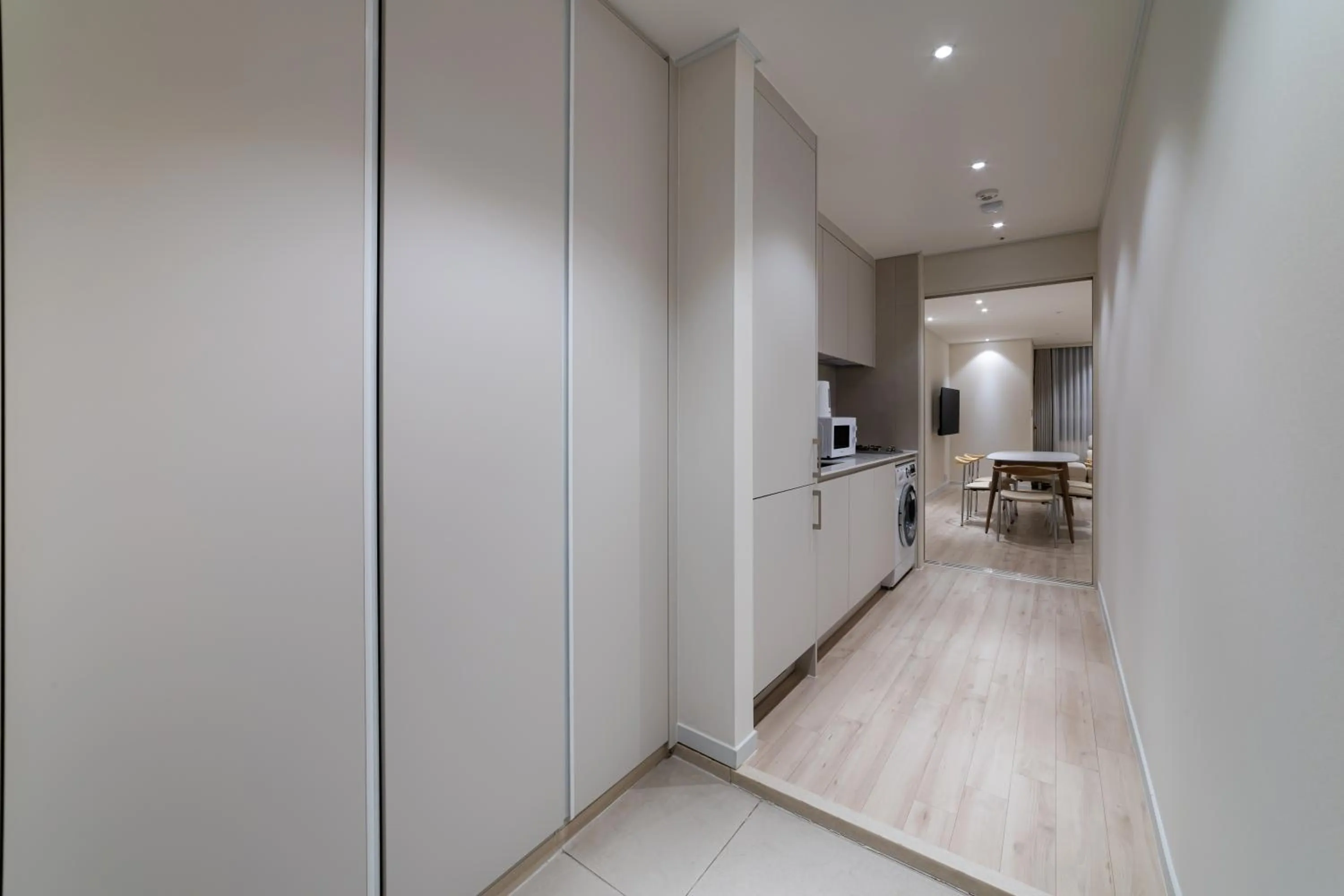 Kitchen or kitchenette in Hotel Modak Namdaemun