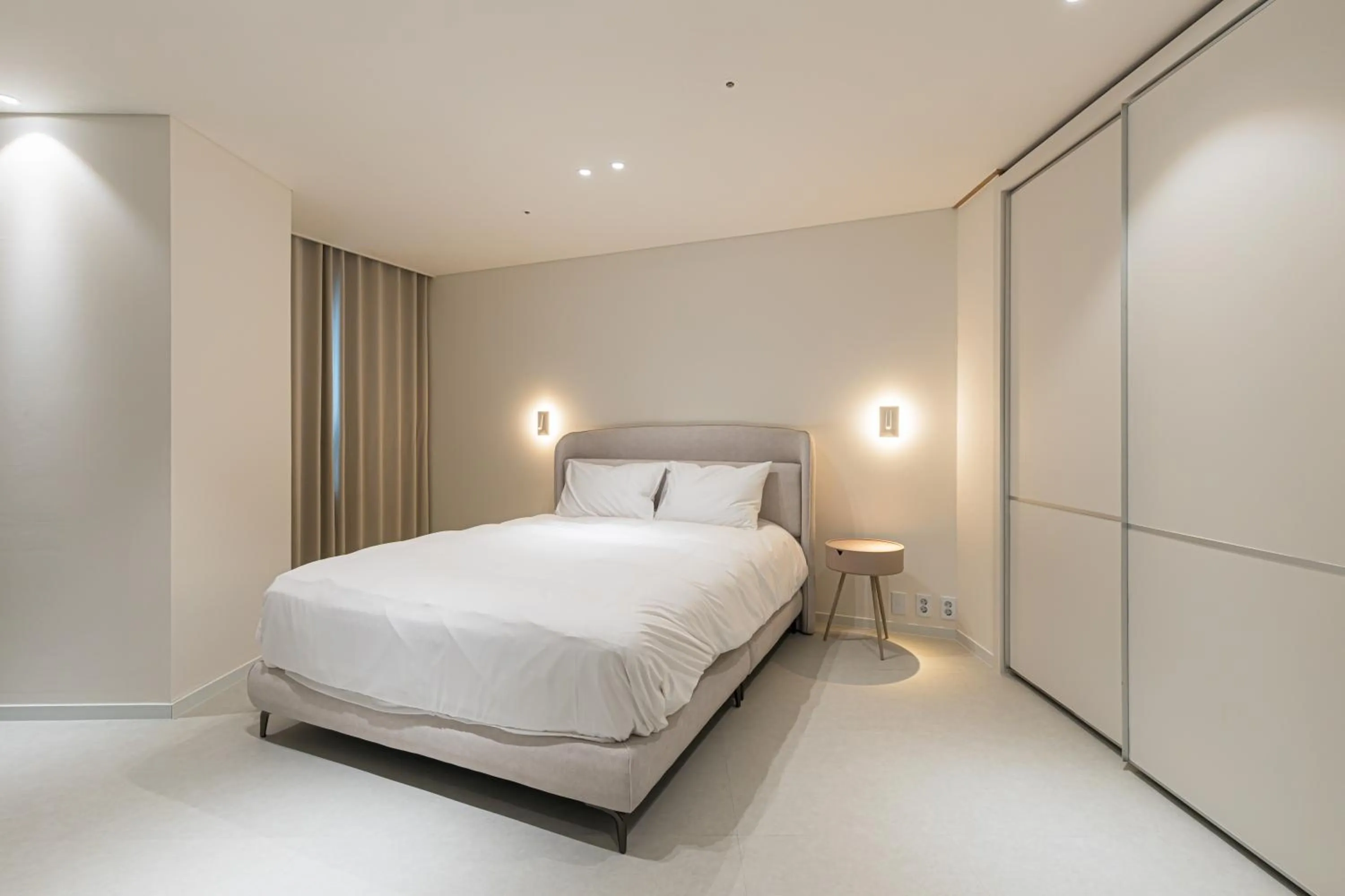 Bed in Hotel Modak Namdaemun