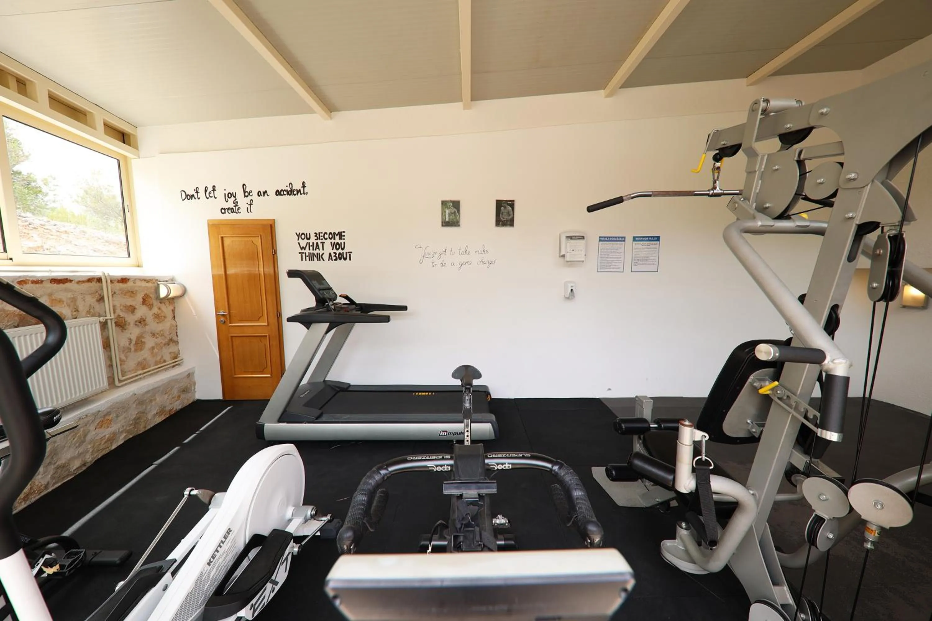 Fitness centre/facilities in Hotel Murter