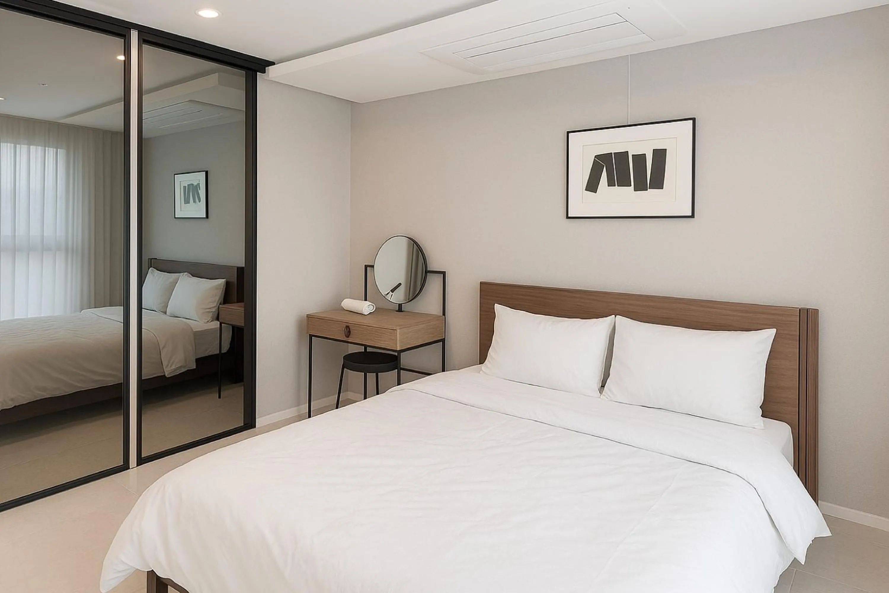 Bed in Zizel Suite Room Seocho