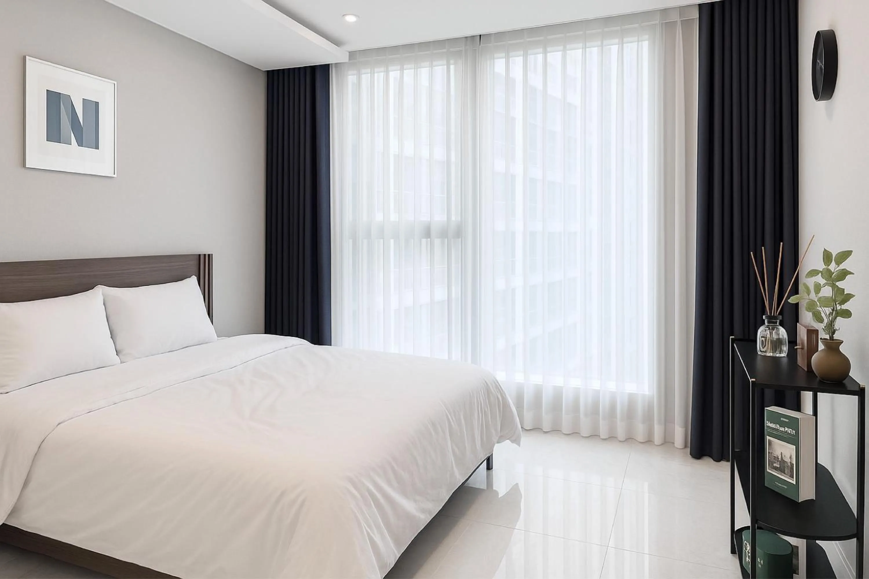 Bed in Zizel Suite Room Seocho