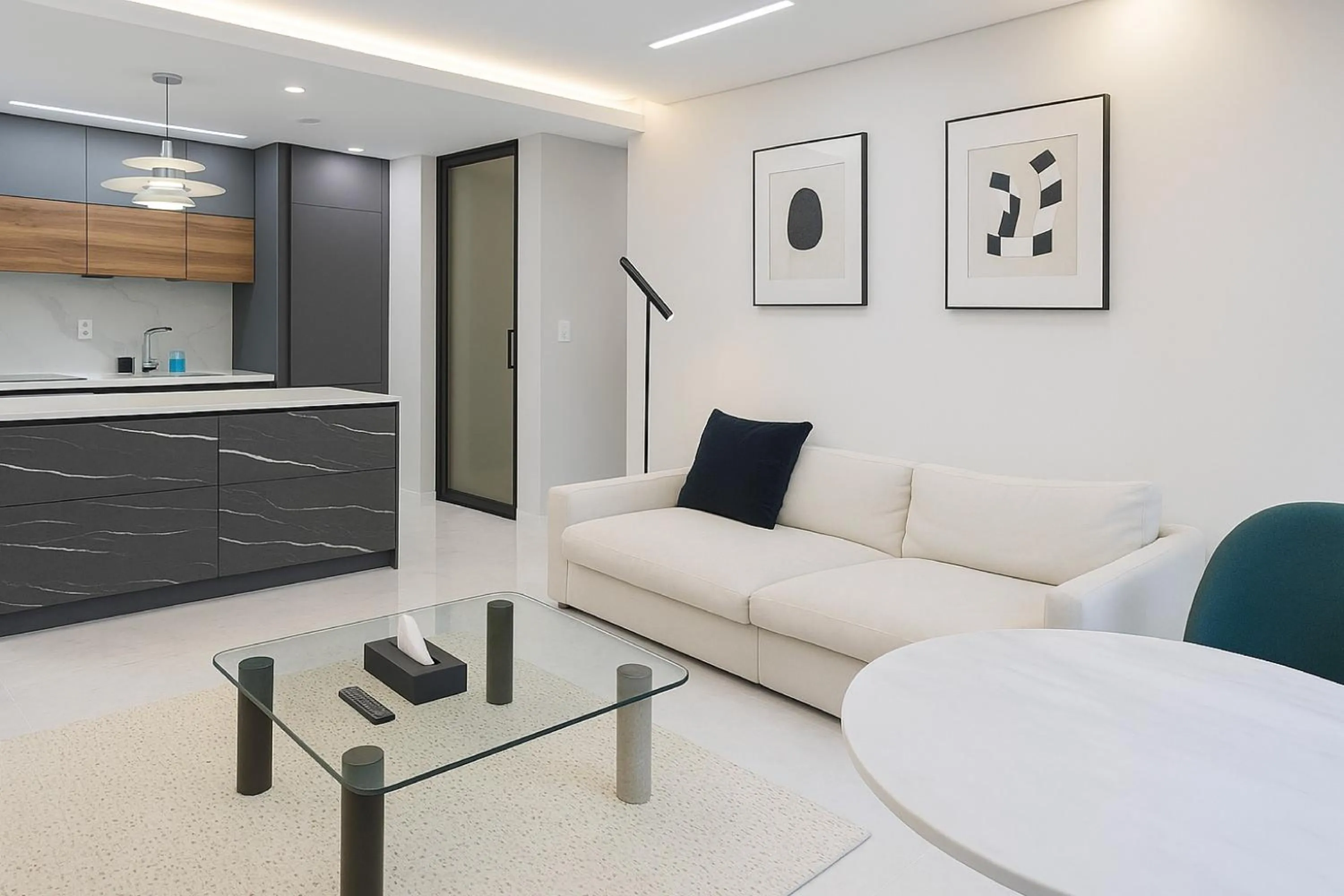 Living room in Zizel Suite Room Seocho
