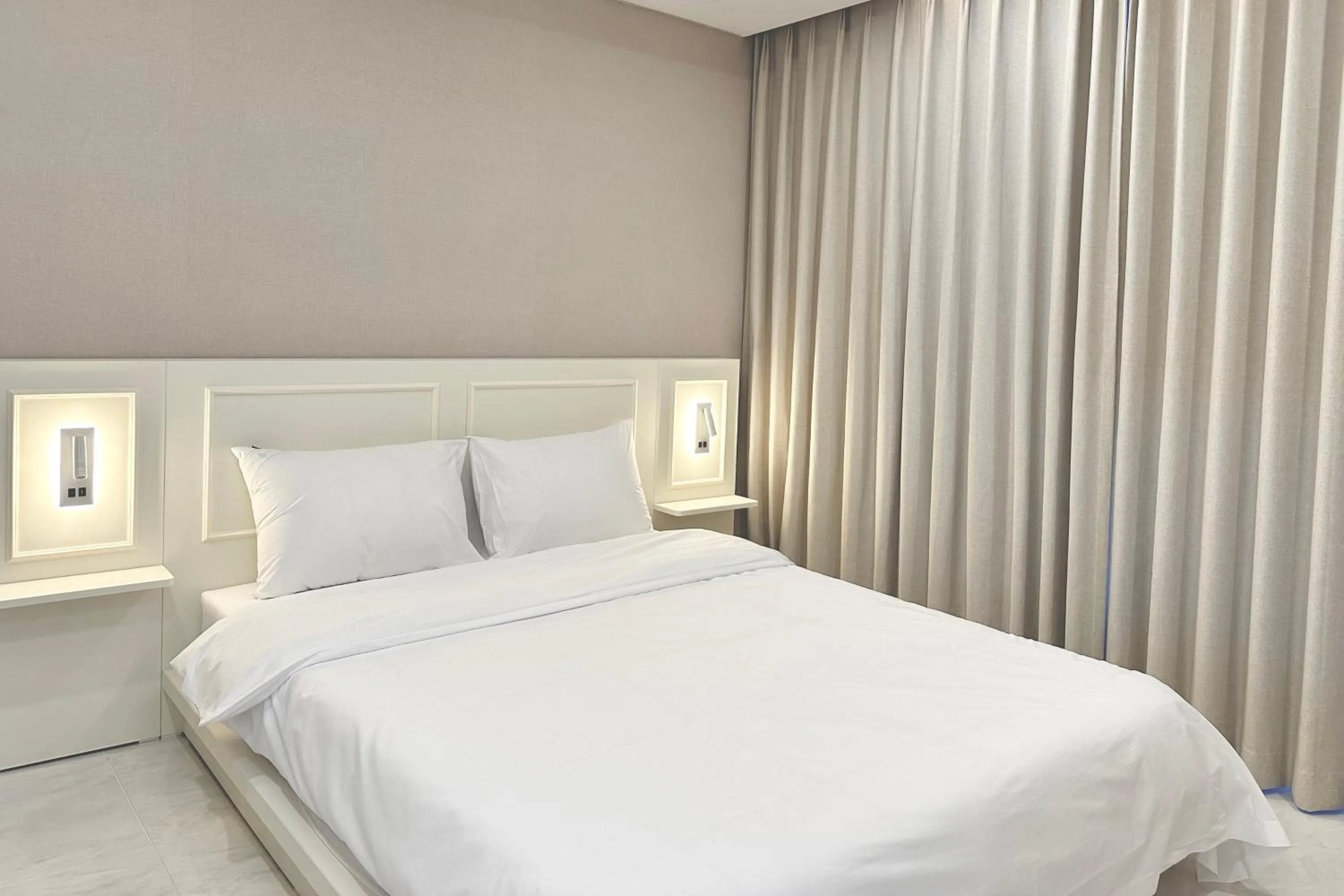 Bed in Zizel Suite Room Seocho