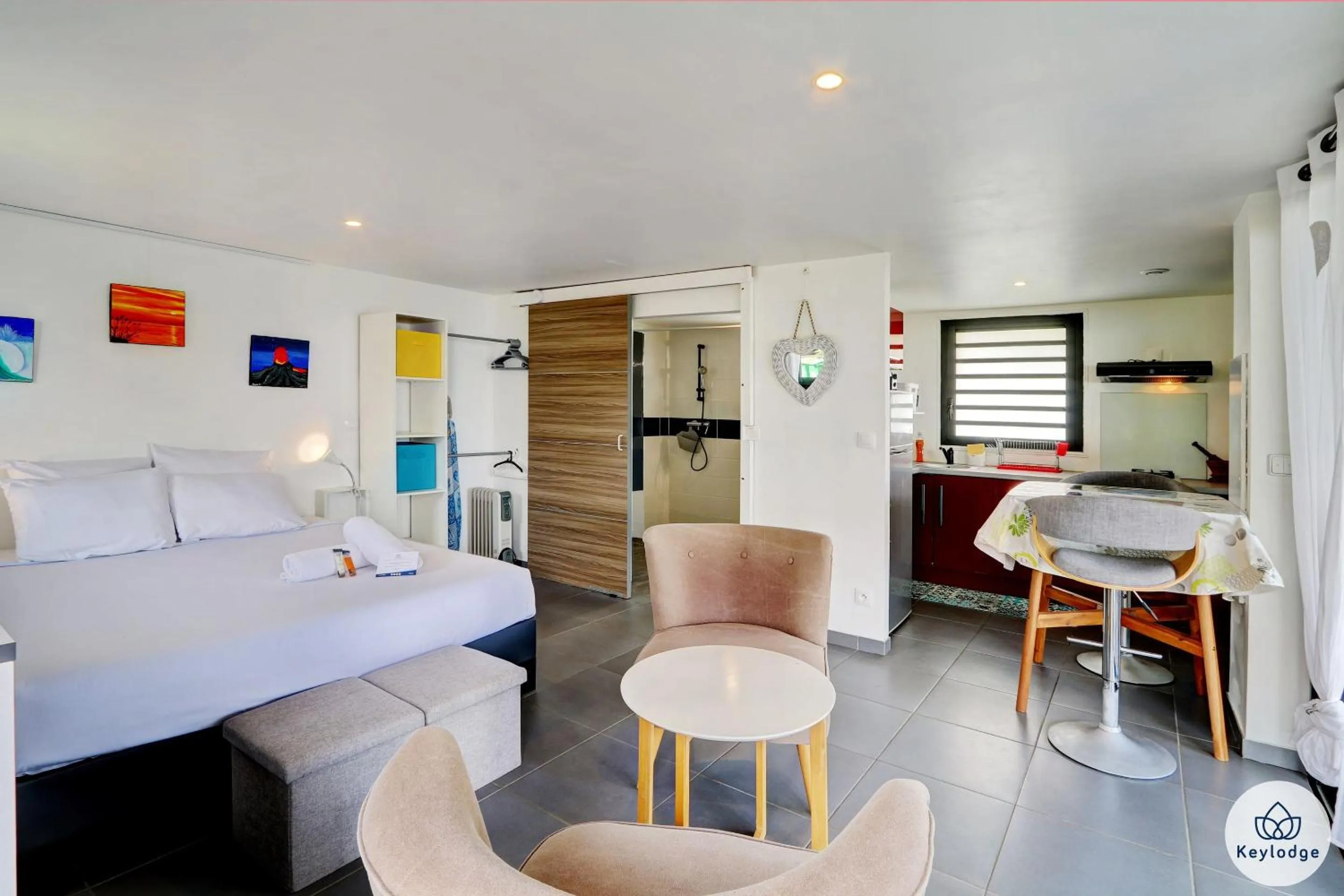 Photo of the whole room, Bed in Les Gites Le Bambou - 3 étoiles - Les Avirons