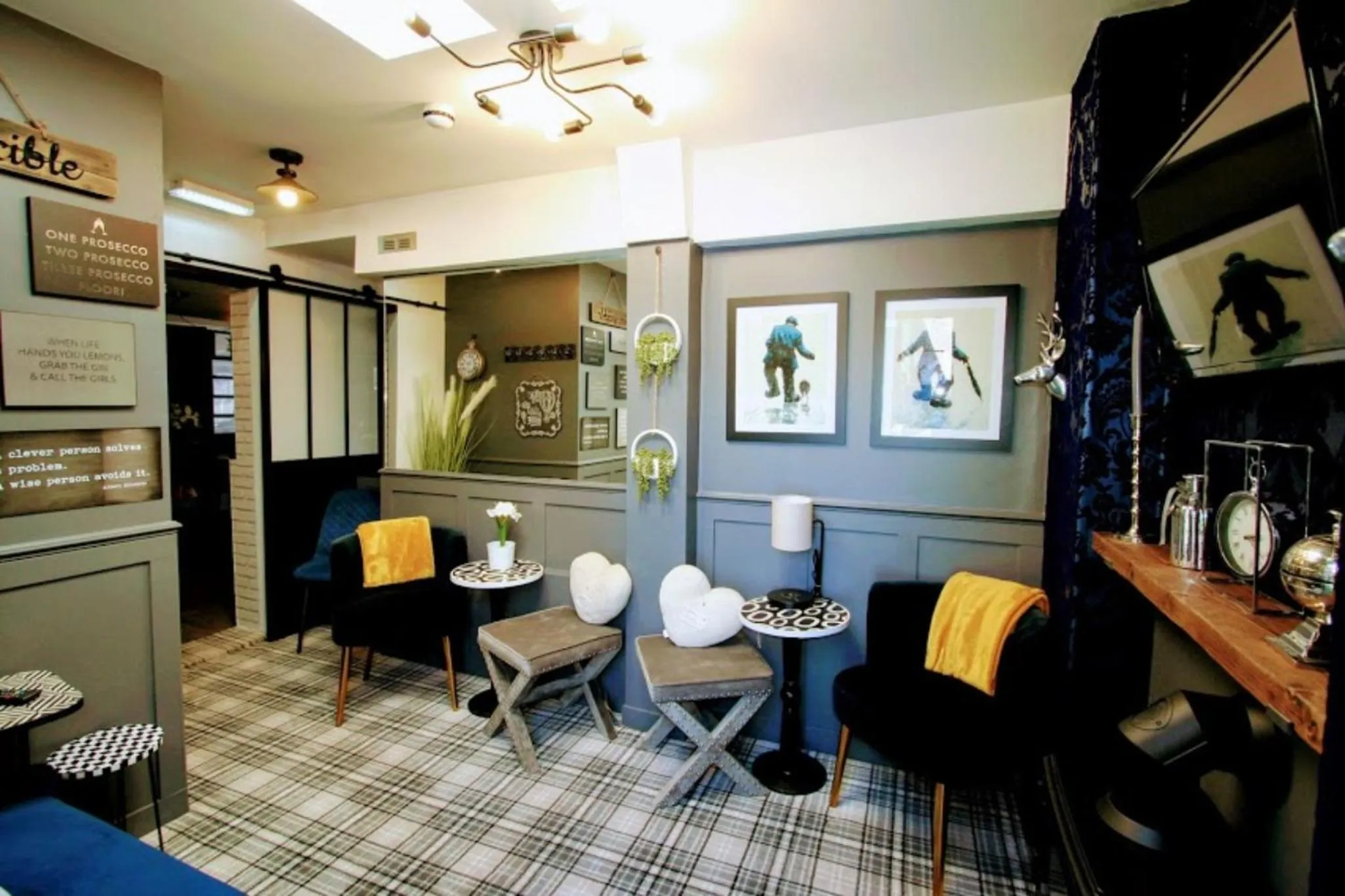 Living room in The Clifton