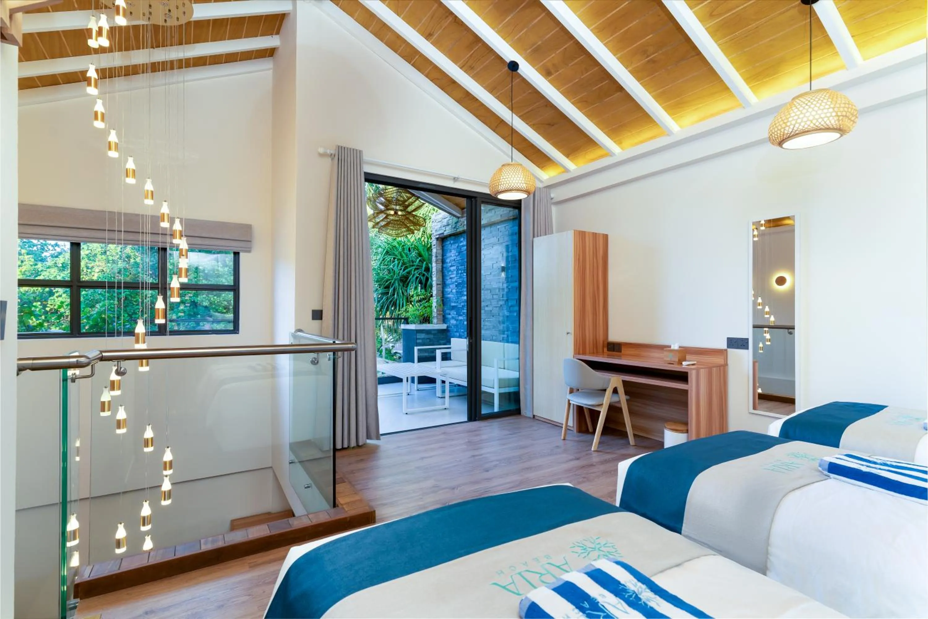 Bed in ARIA Beach, Ukulhas