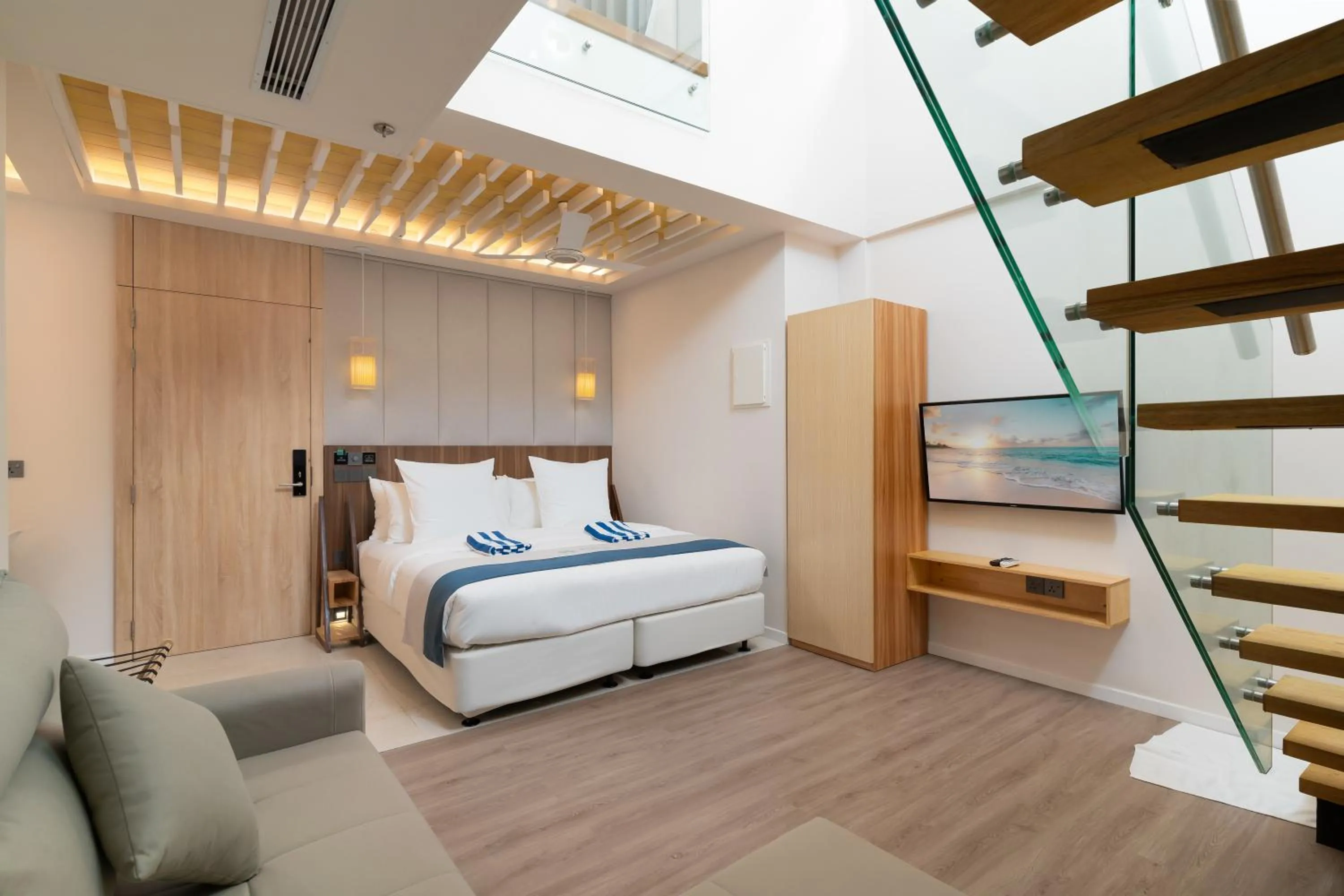 Bed in ARIA Beach, Ukulhas