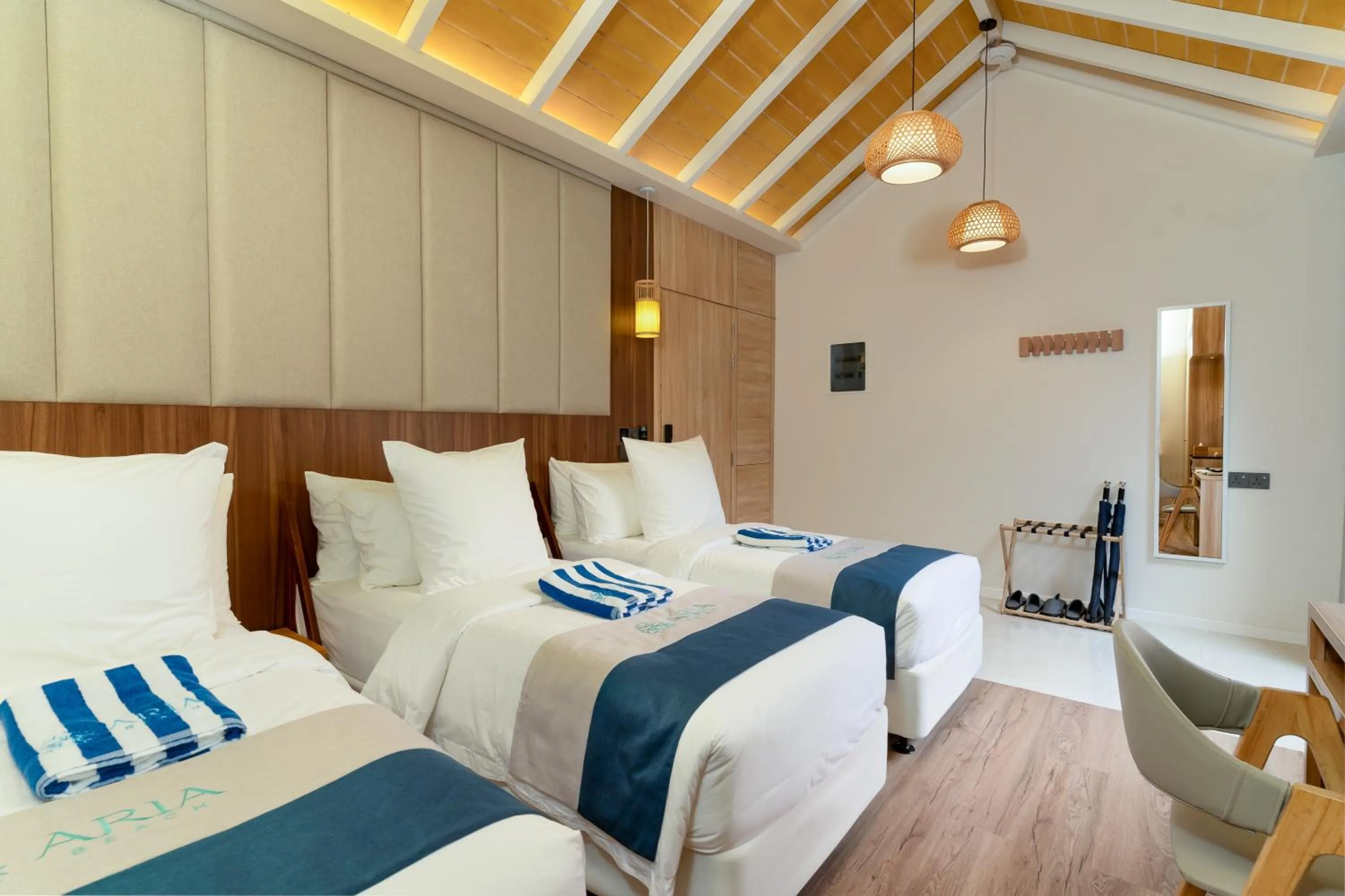 Bed in ARIA Beach, Ukulhas