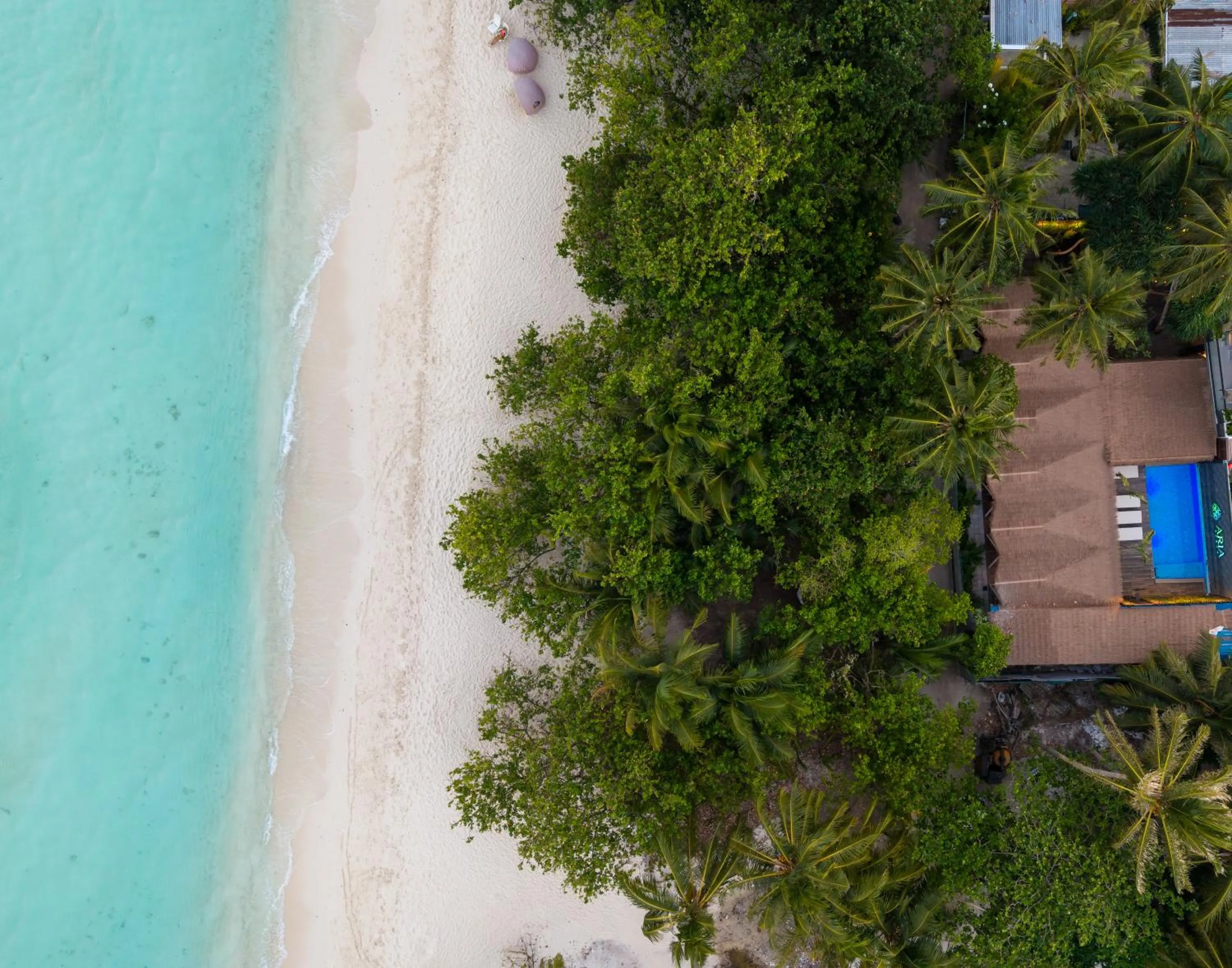 Natural landscape in ARIA Beach, Ukulhas