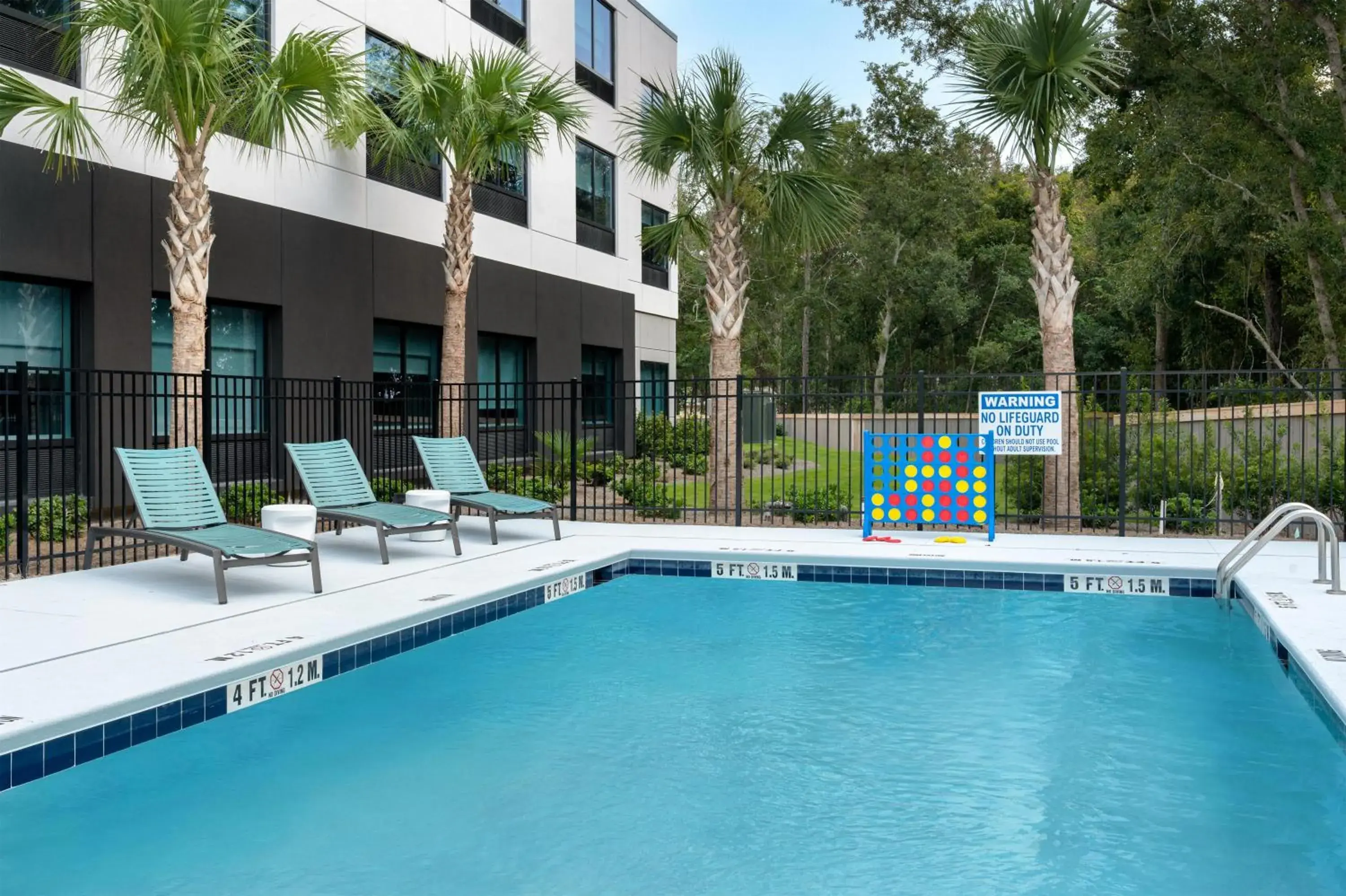 Pool view in Tru By Hilton Brunswick Pool view in Tru By Hilton Brunswick