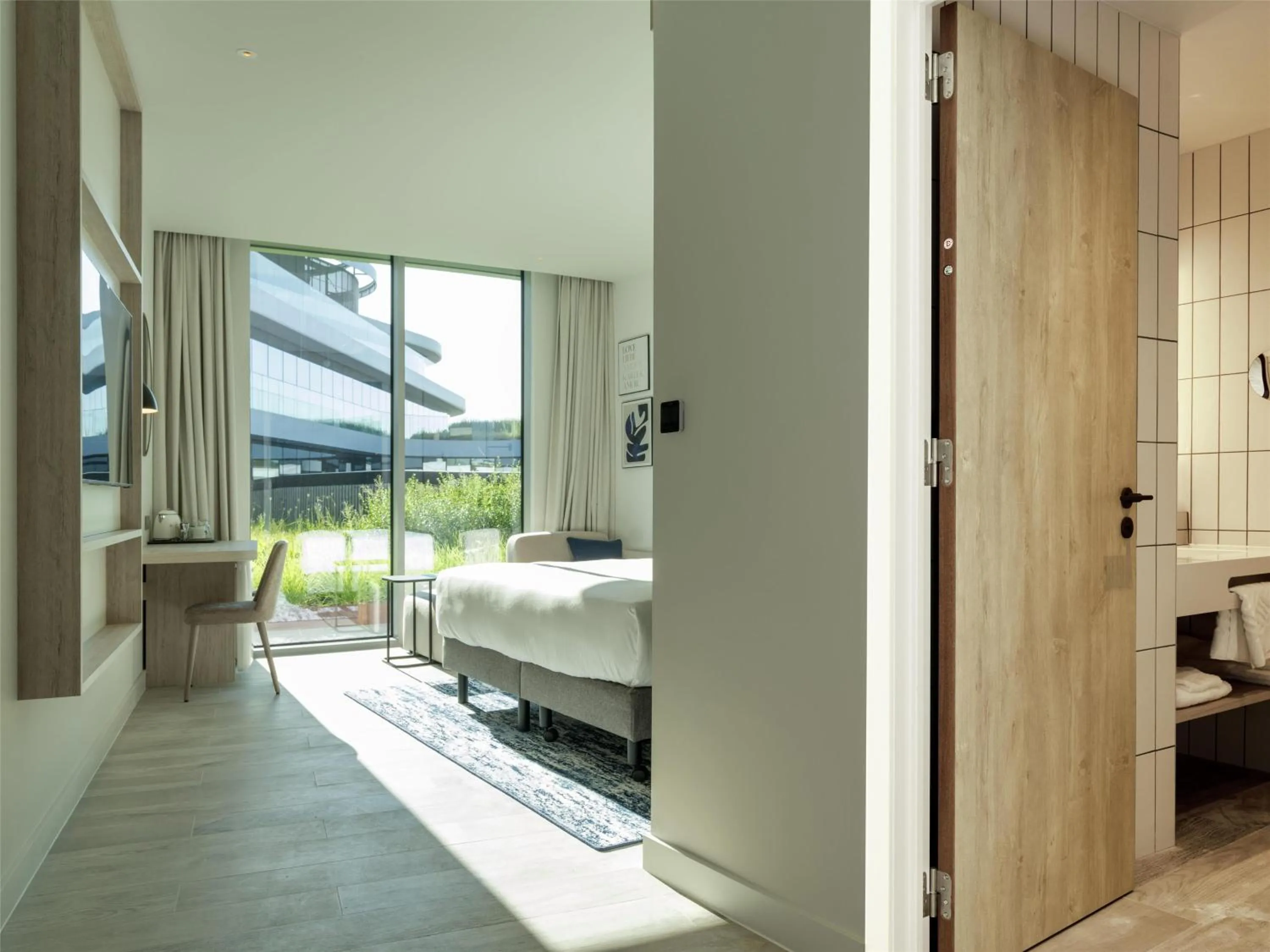 Bed in Hilton Garden Inn Brussels Airport