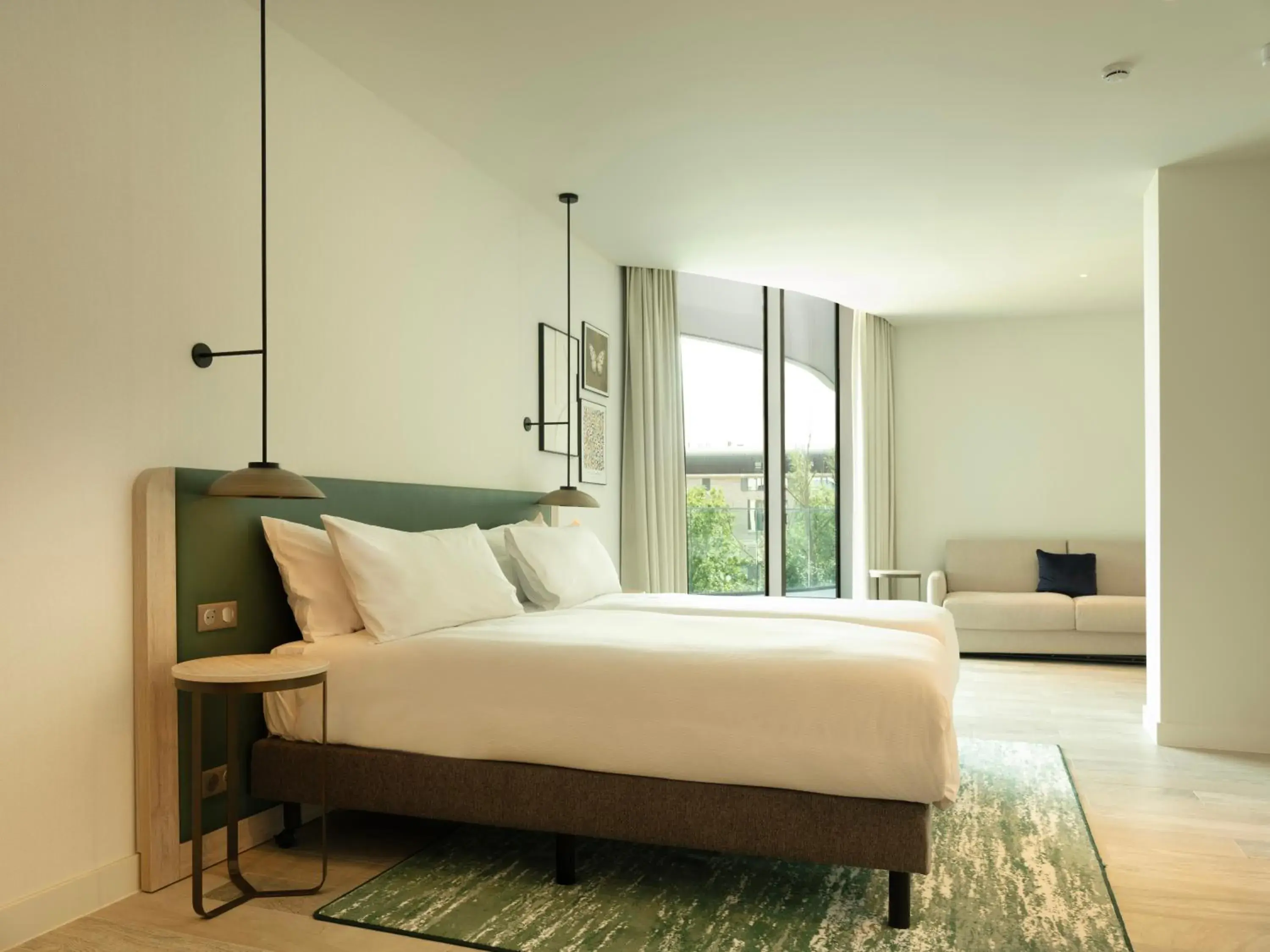 Bed in Hilton Garden Inn Brussels Airport Bed in Hilton Garden Inn Brussels Airport