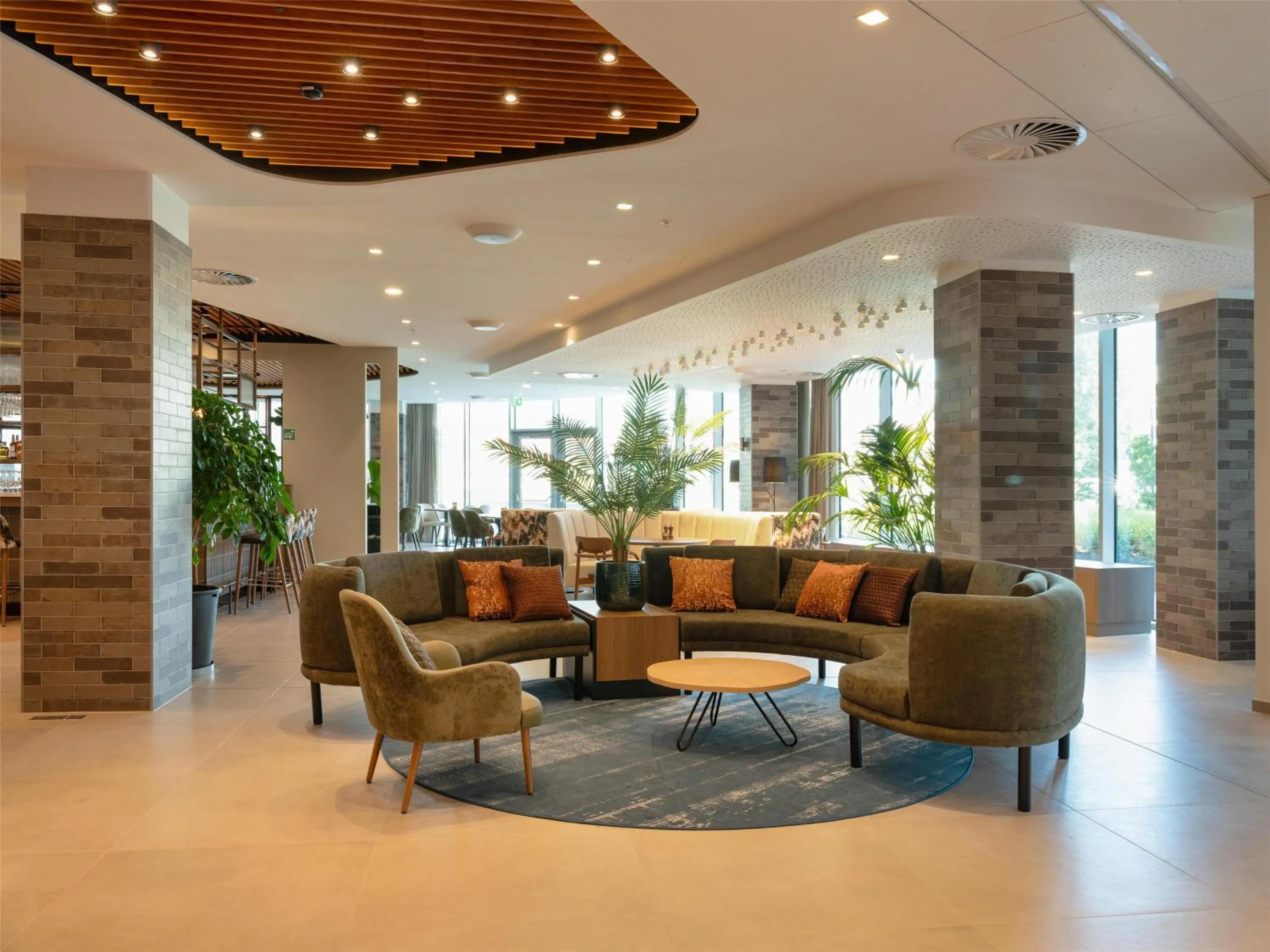 Lobby or reception in Hilton Garden Inn Brussels Airport