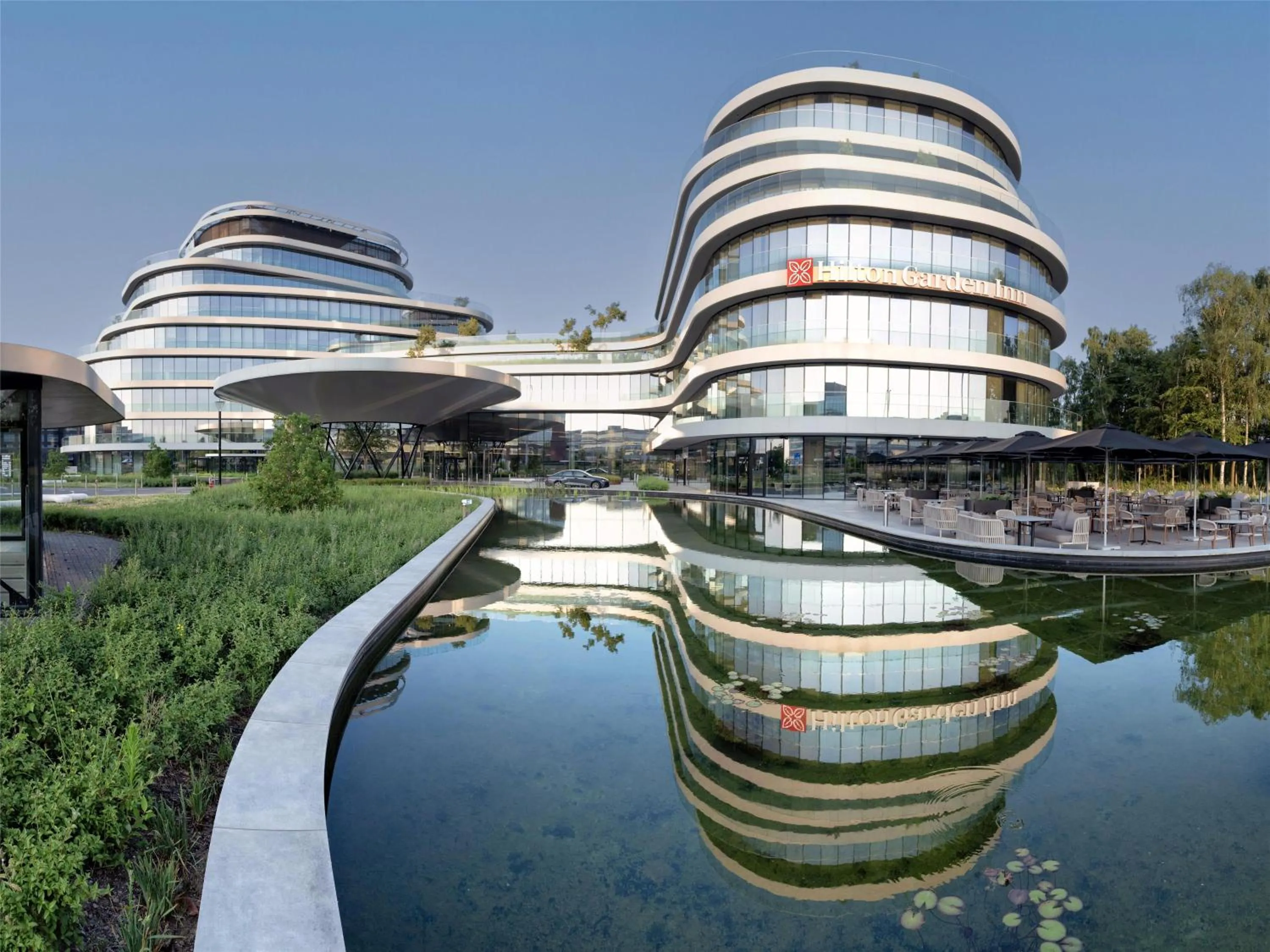 Property building in Hilton Garden Inn Brussels Airport