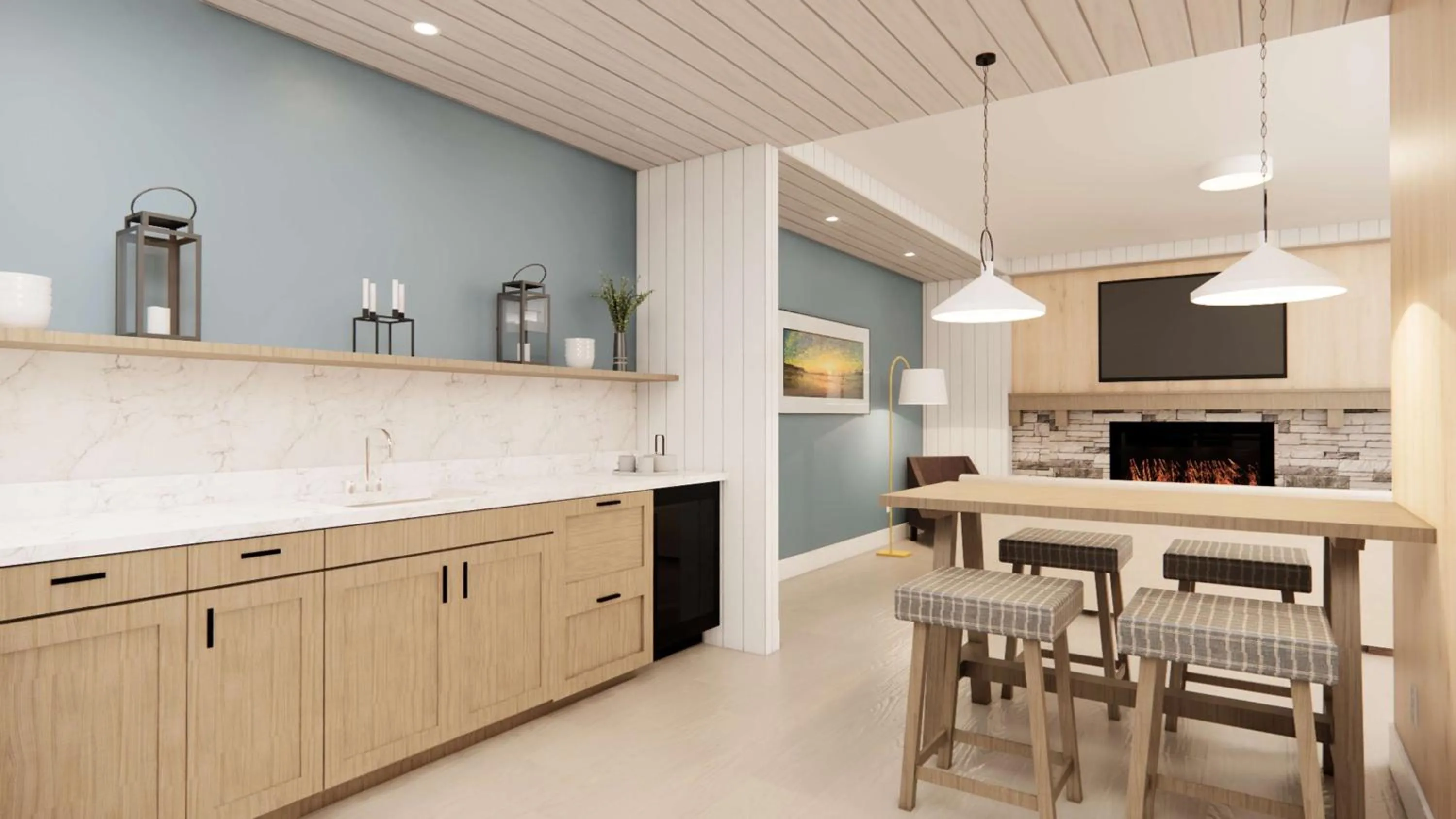 Kitchen or kitchenette in Skaneateles Fields Resort & Spa, Curio Collection By Hilton