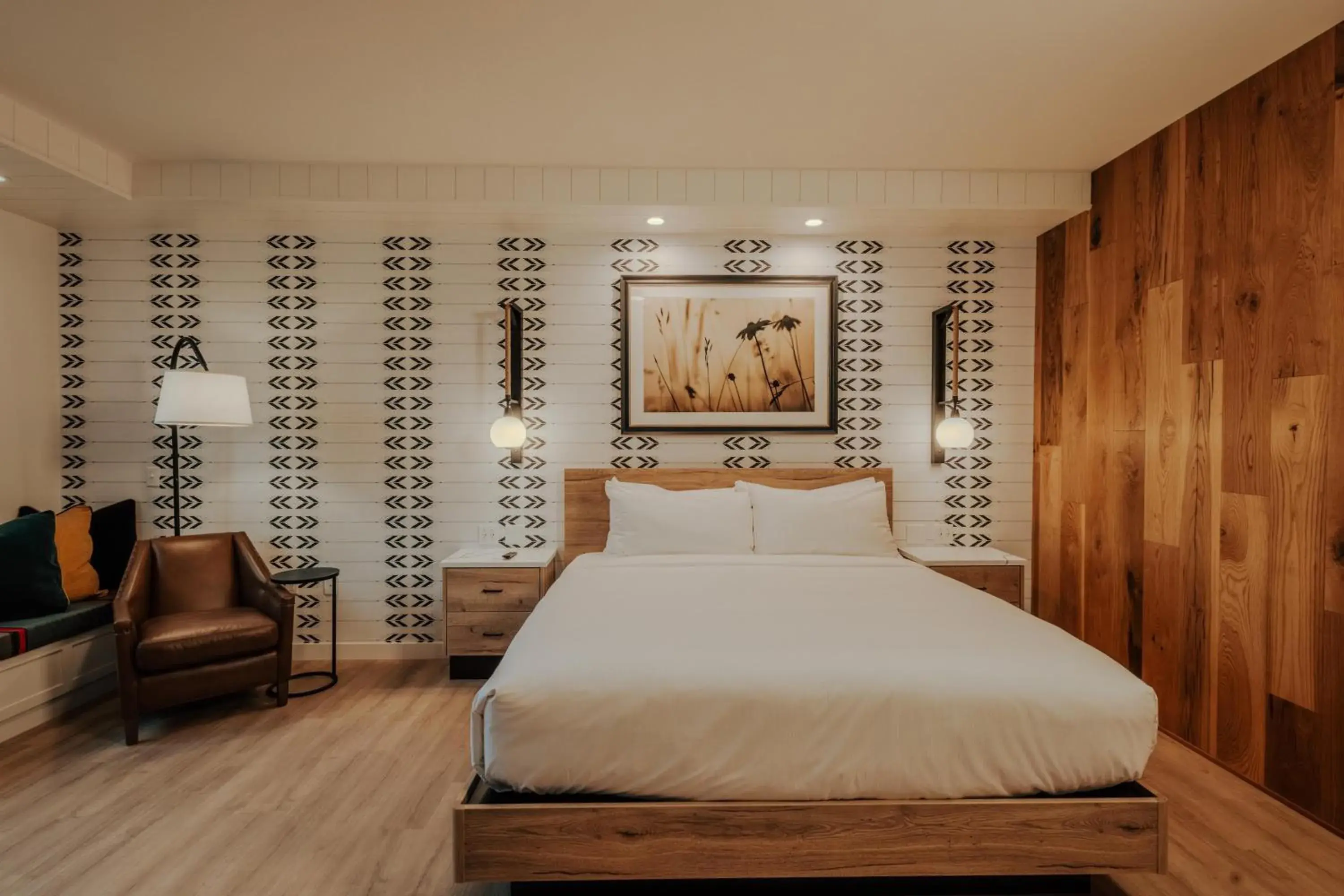 Bed in Skaneateles Fields Resort & Spa, Curio Collection By Hilton Bed in Skaneateles Fields Resort & Spa, Curio Collection By Hilton