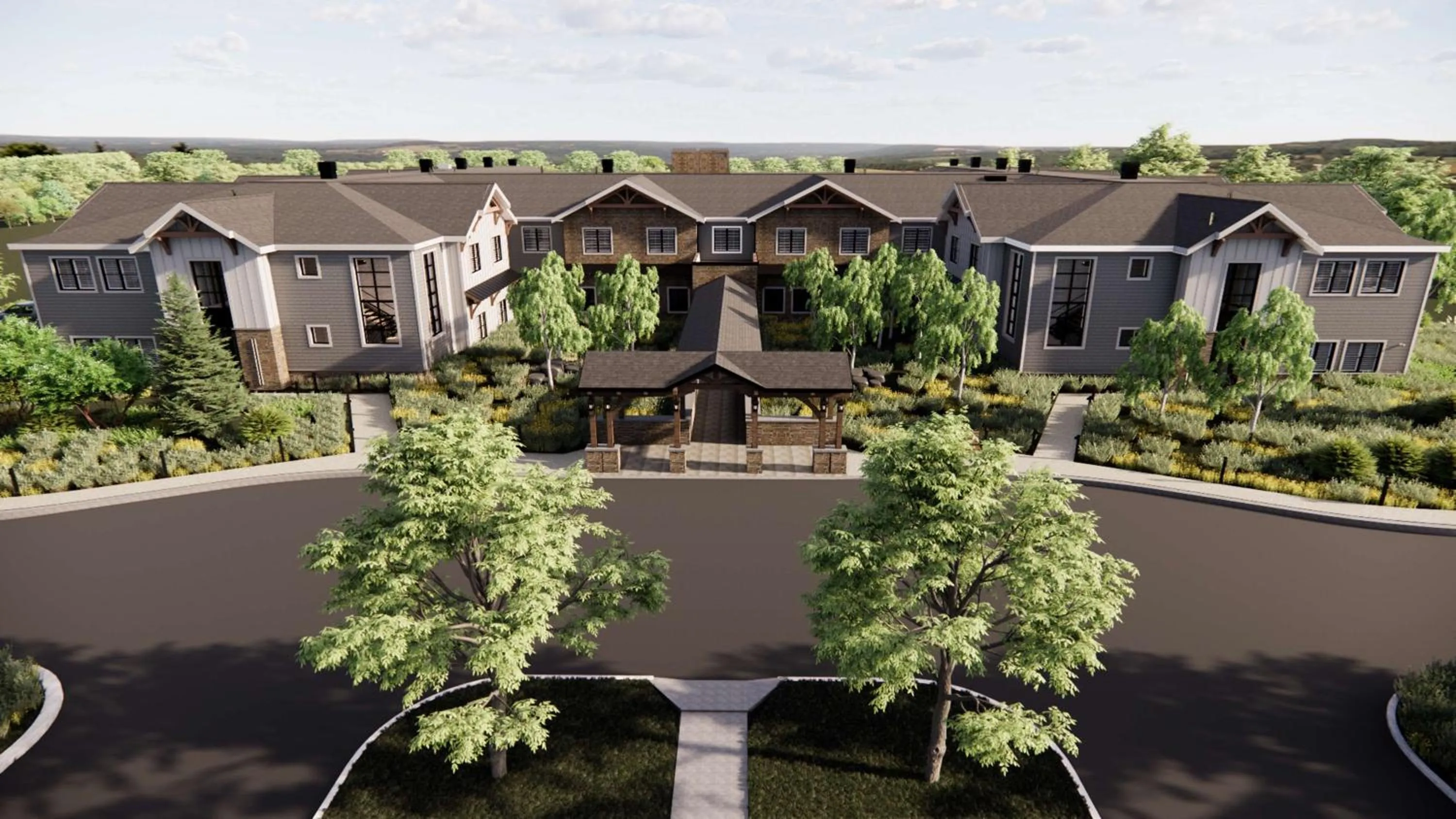 Property building in Skaneateles Fields Resort & Spa, Curio Collection By Hilton