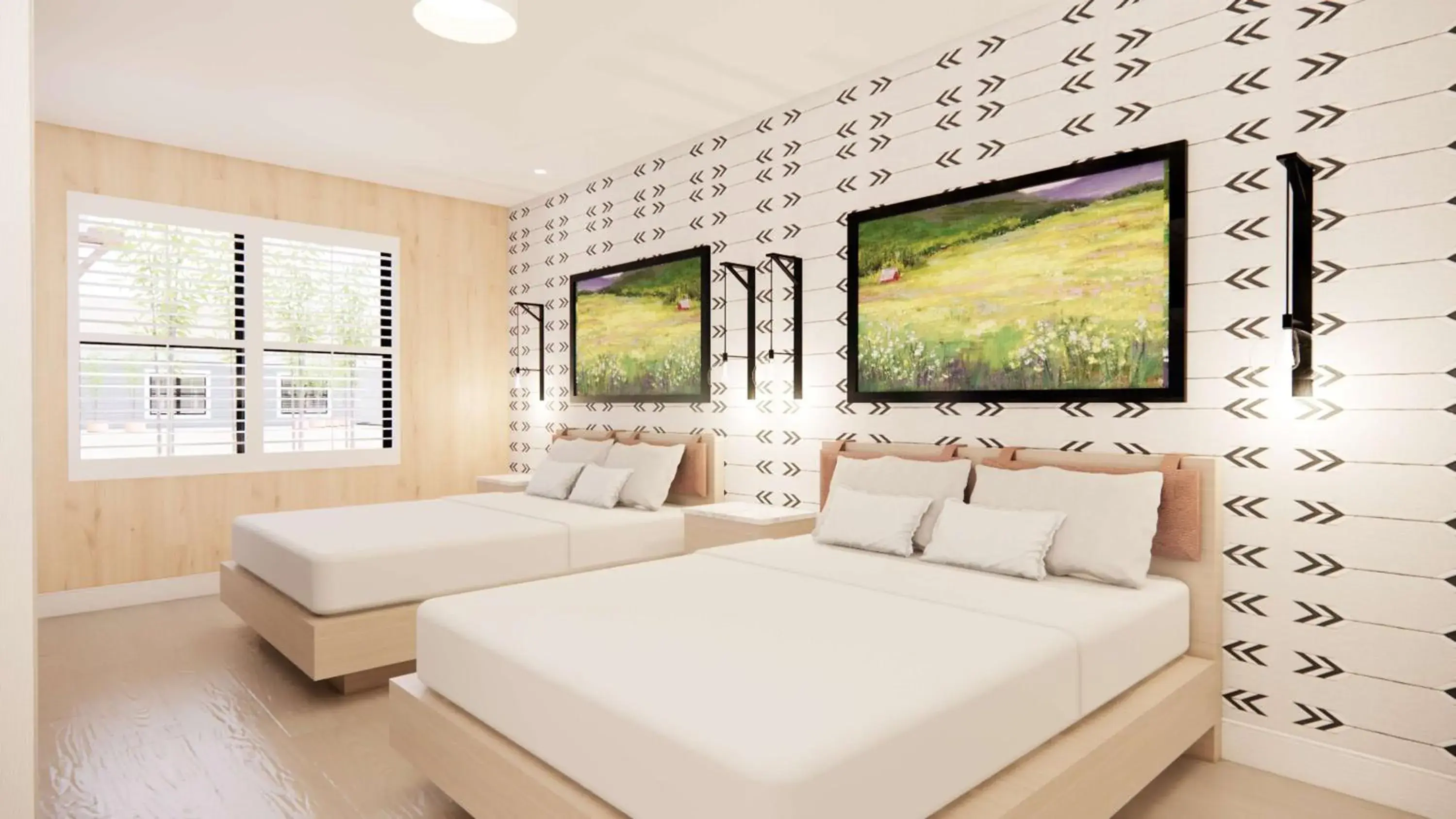 Bed in Skaneateles Fields Resort & Spa, Curio Collection By Hilton Bed in Skaneateles Fields Resort & Spa, Curio Collection By Hilton