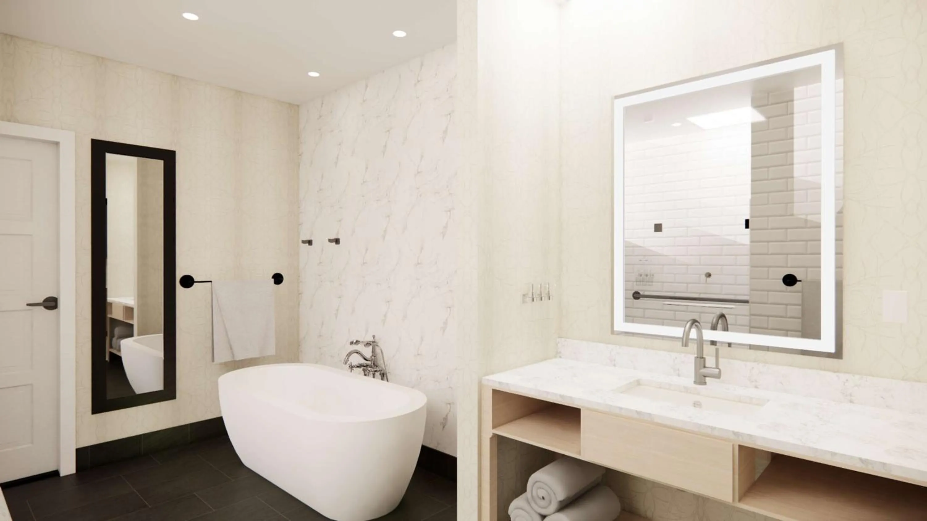 Bathroom in Skaneateles Fields Resort & Spa, Curio Collection By Hilton