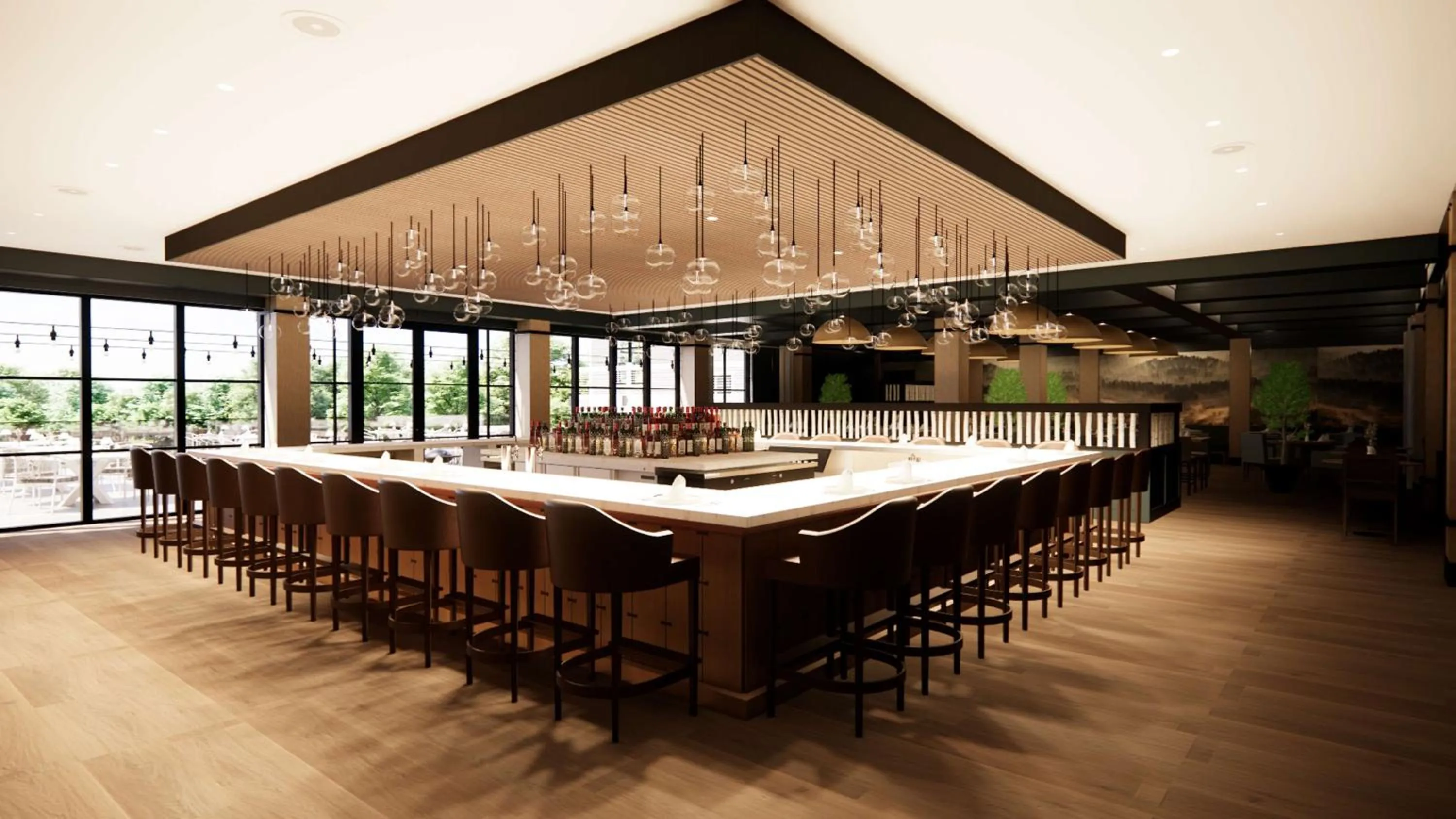 Lounge or bar in Skaneateles Fields Resort & Spa, Curio Collection By Hilton