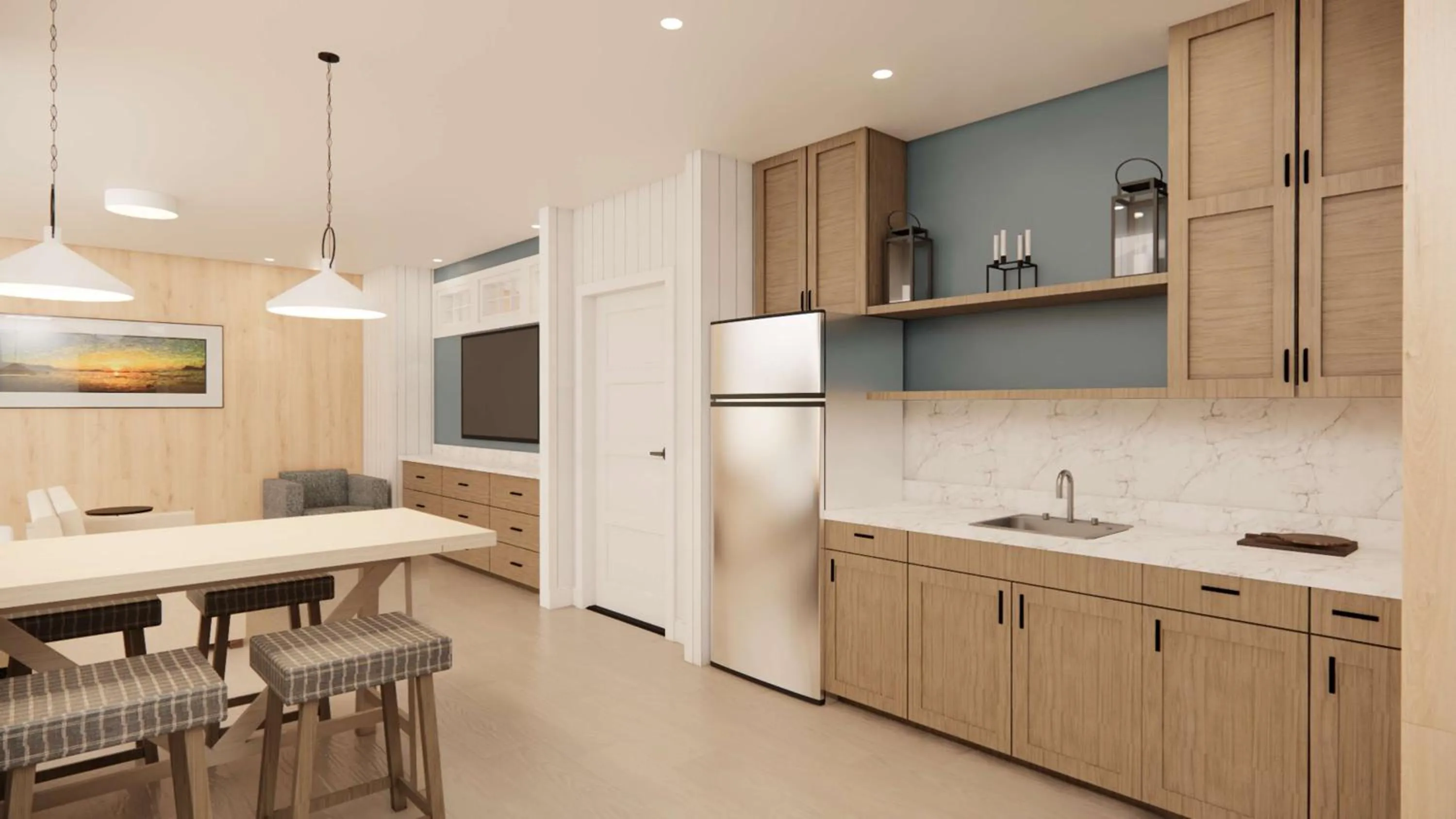 Kitchen or kitchenette in Skaneateles Fields Resort & Spa, Curio Collection By Hilton