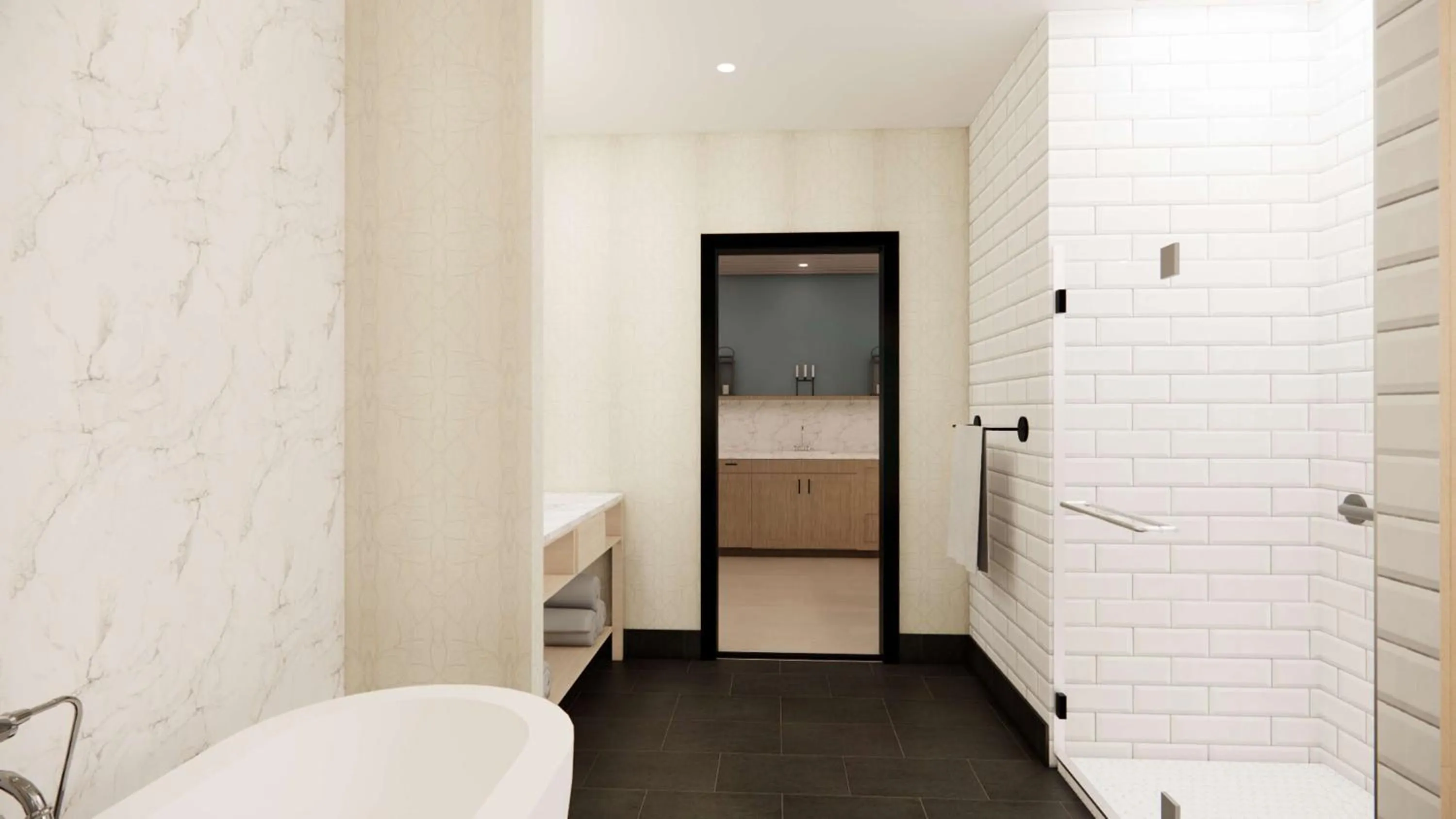 Bathroom in Skaneateles Fields Resort & Spa, Curio Collection By Hilton