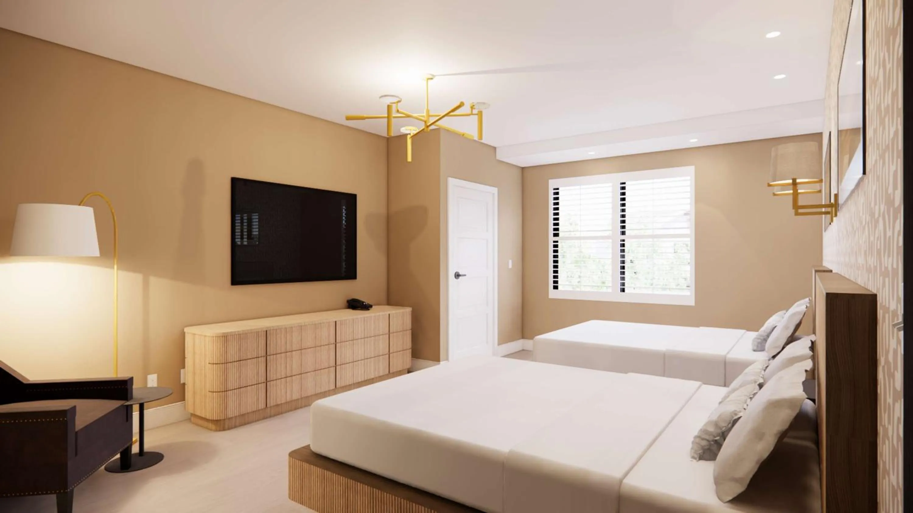 Bed in Skaneateles Fields Resort & Spa, Curio Collection By Hilton