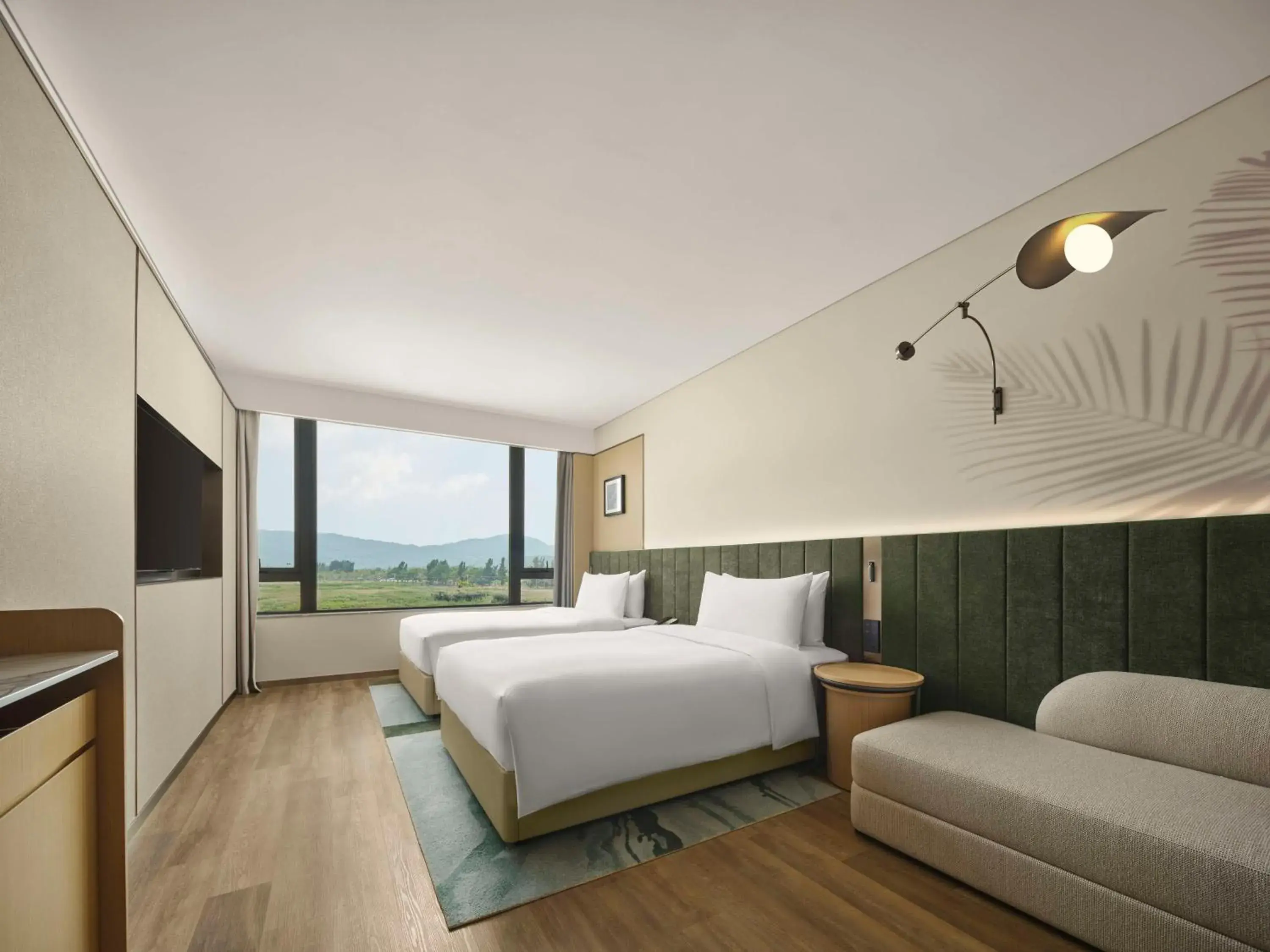 Premier Twin Room in Hilton Garden Inn Sanya Haitang Bay Premier Twin Room in Hilton Garden Inn Sanya Haitang Bay