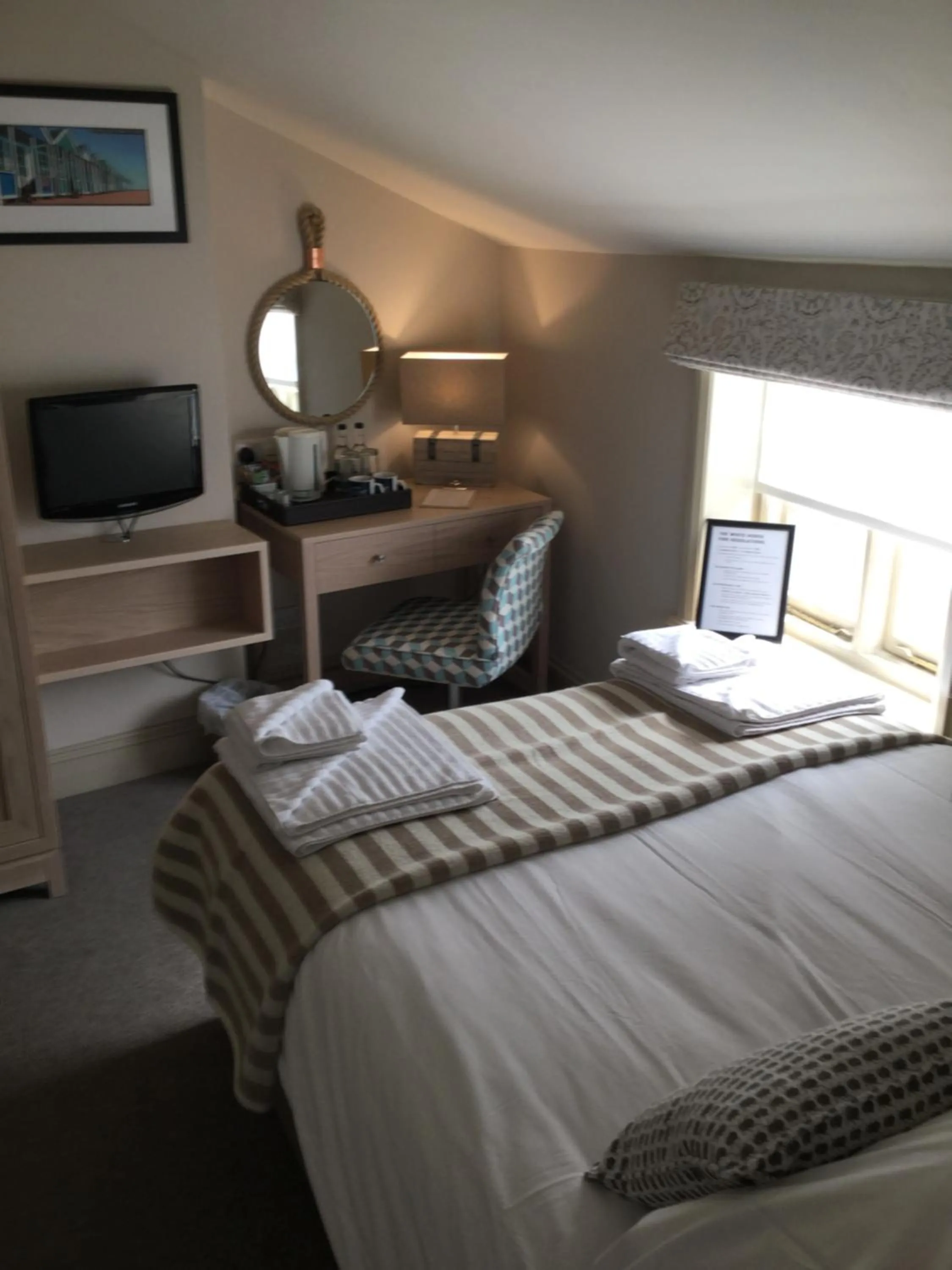 Bed in The White Horse Blakeney